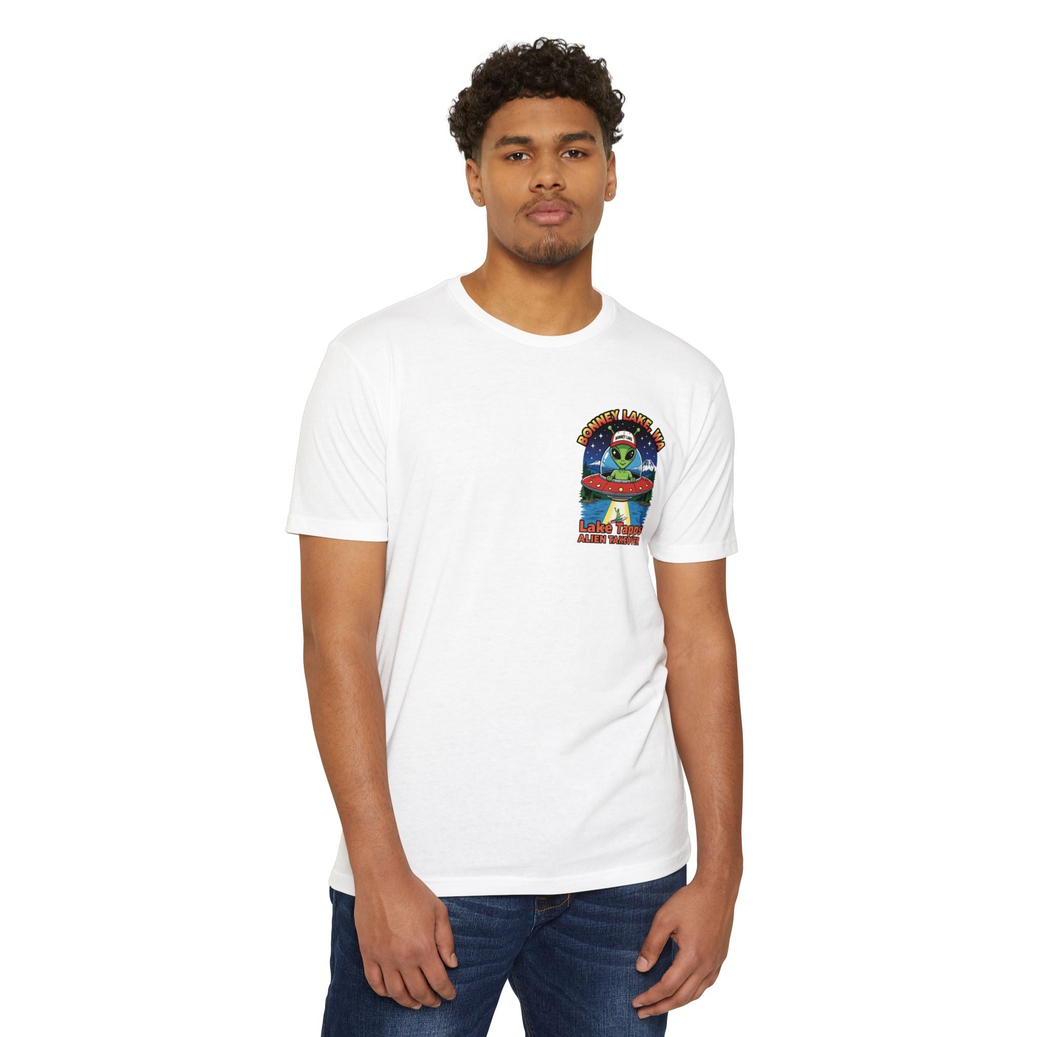 Lake Tapps Alien T-Shirt — 'Bonney Lake, WA' Lake Tapps Alien Takeover Graphic Tee