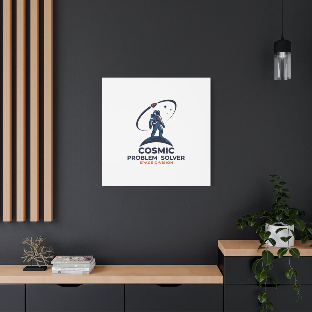Cosmic Problem Solver Canvas | Space, Astronaut, Mission Patch