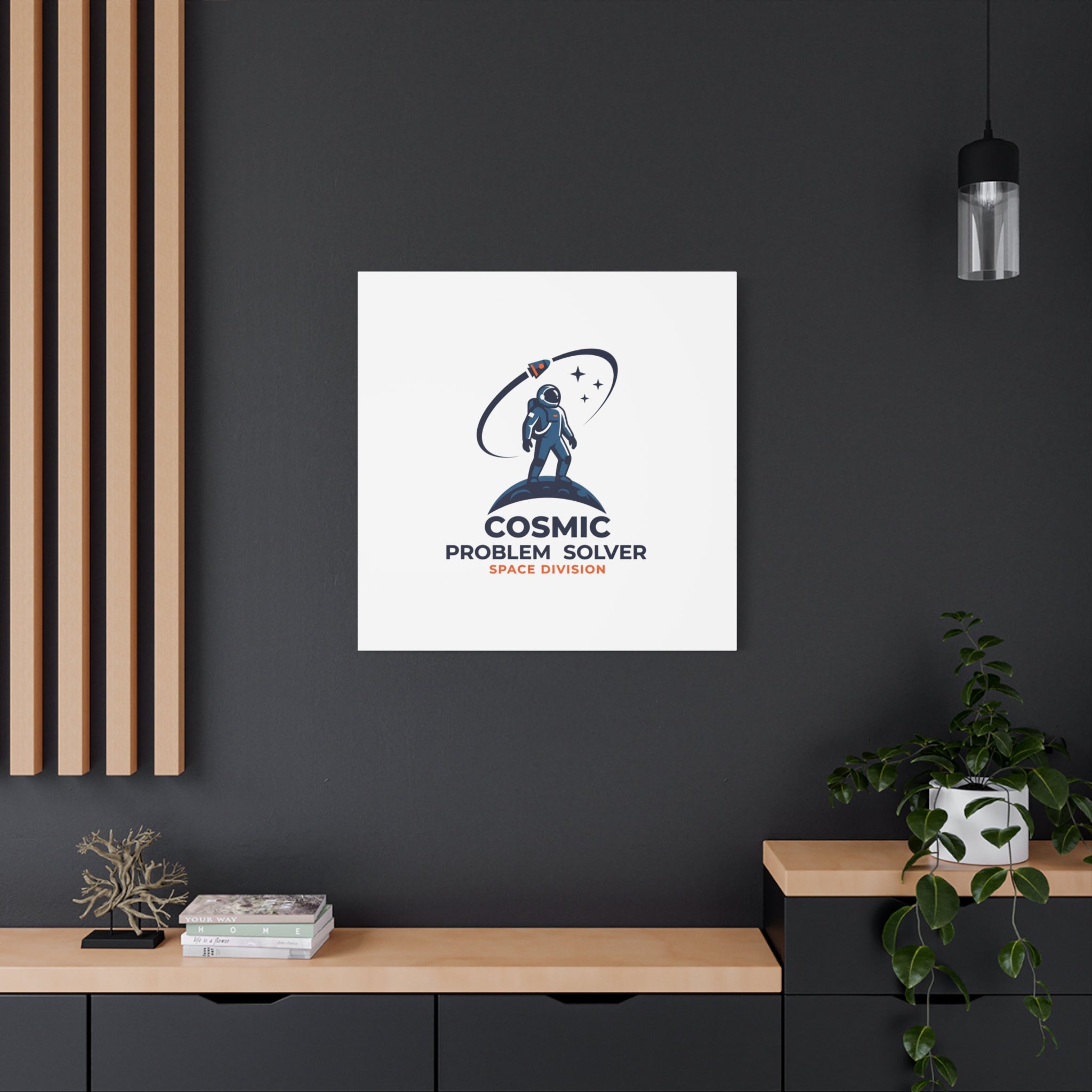 Cosmic Problem Solver Canvas | Space, Astronaut, Mission Patch