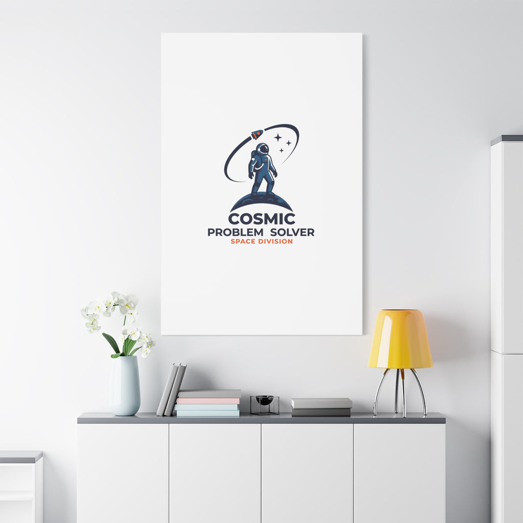 Cosmic Problem Solver Canvas | Space, Astronaut, Mission Patch