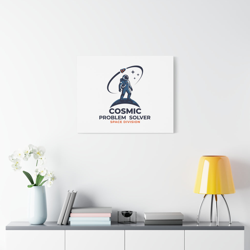 Cosmic Problem Solver Canvas | Space, Astronaut, Mission Patch