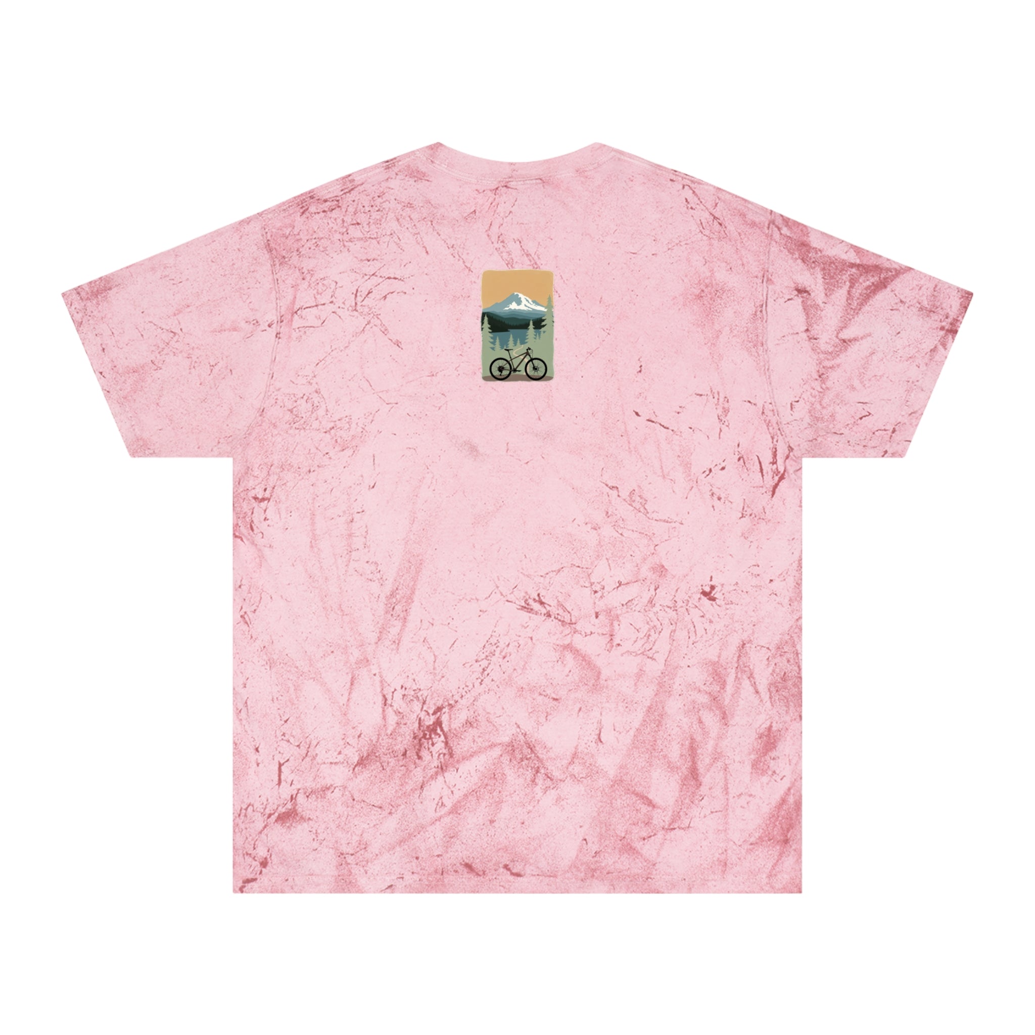 Tie-Dye Retro Mountain T-Shirt — Color Blast Outdoor Vibe