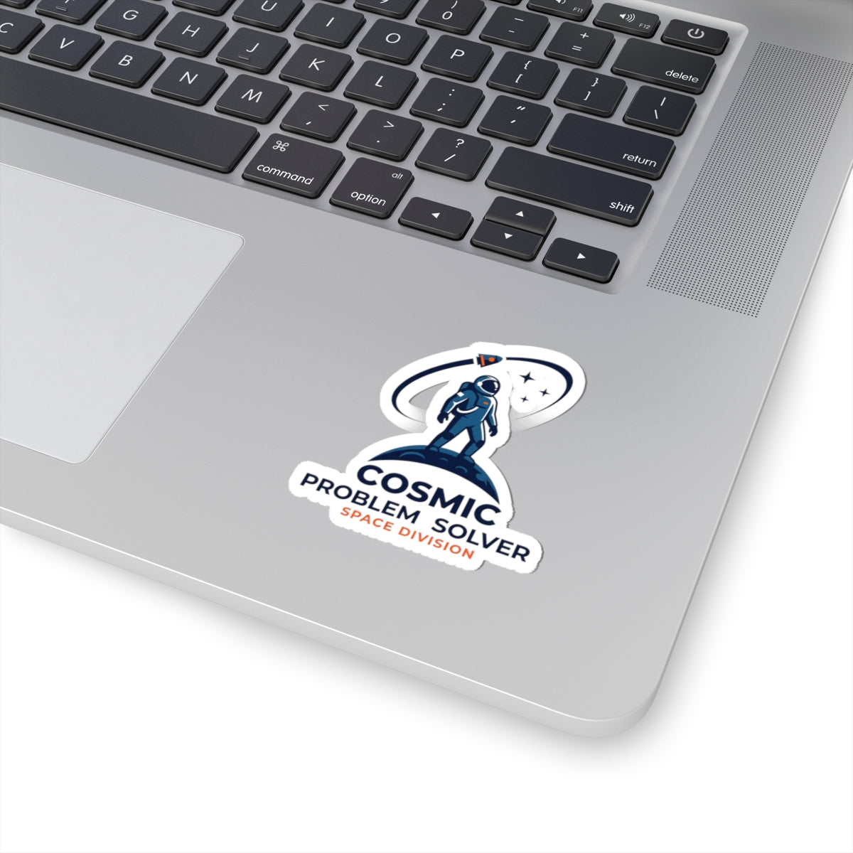 Cosmic Problem Solver Kiss-Cut Stickers | astronaut mission patch, space science