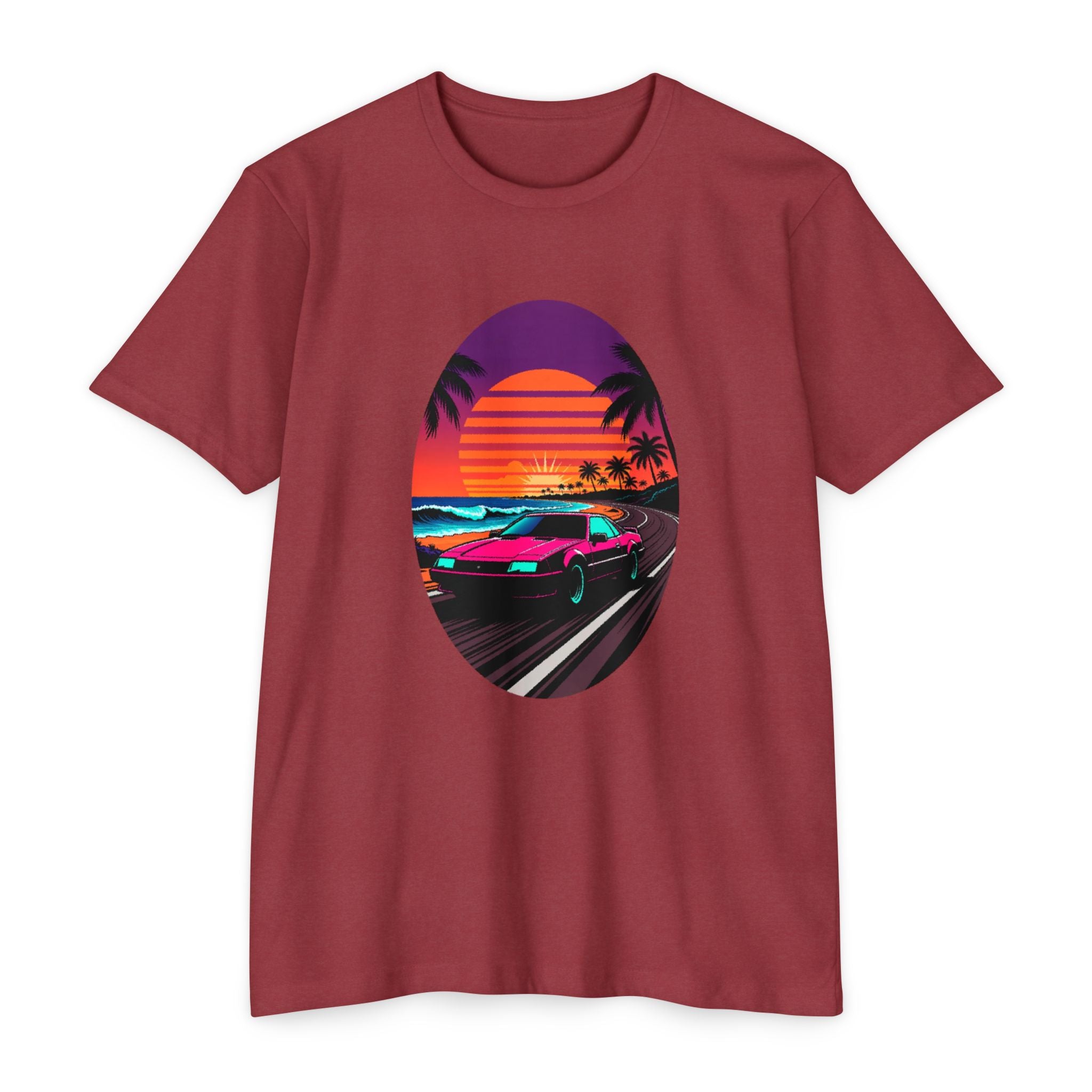 Retro Sunset Racer T-Shirt