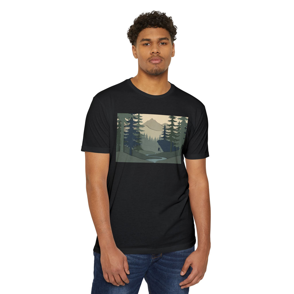 Nature Landscape T-Shirt — Forest Mountain Scenic Tee
