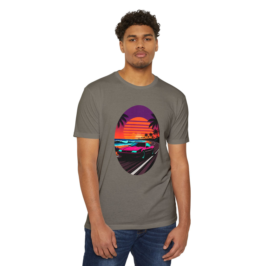Retro Sunset Racer T-Shirt