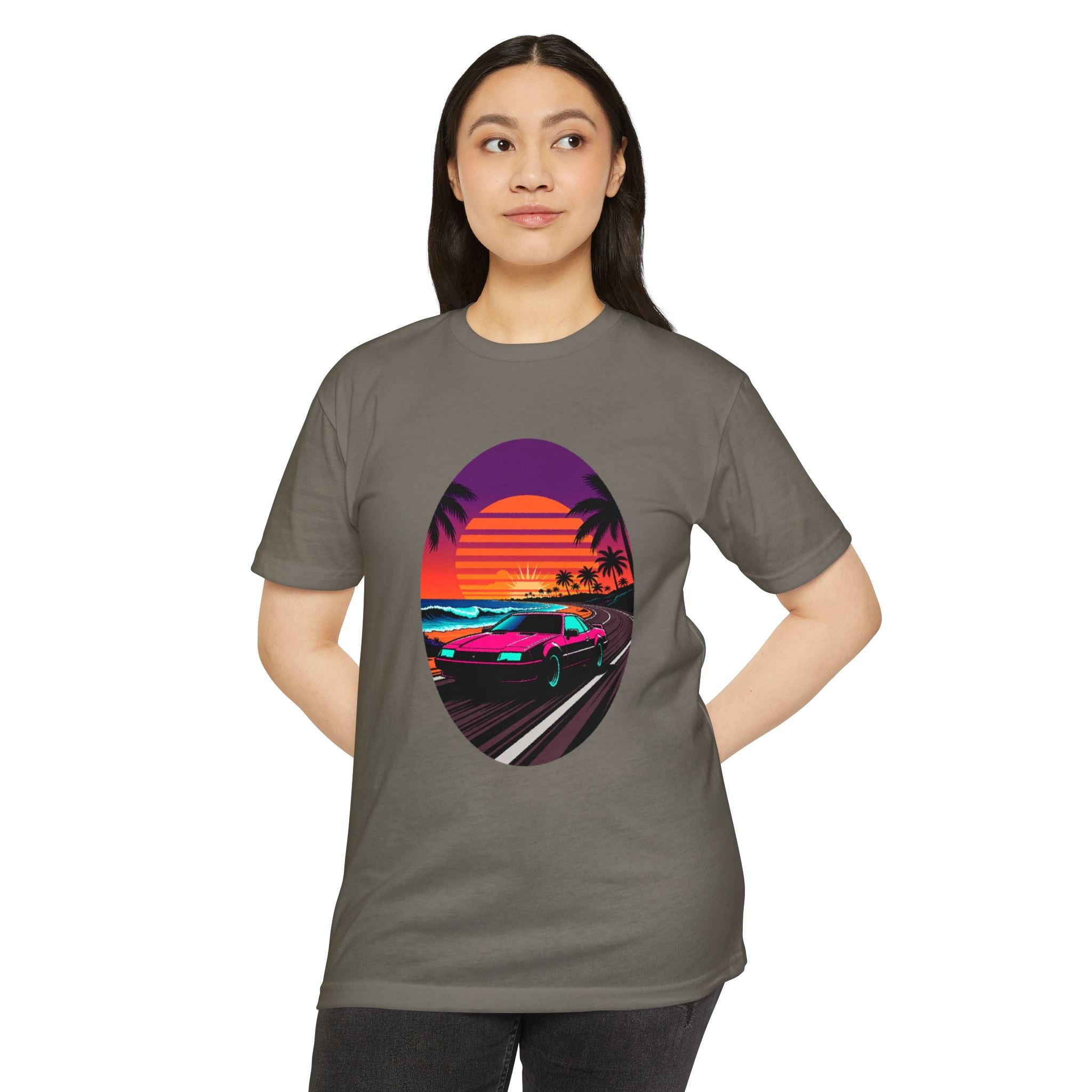 Retro Sunset Racer T-Shirt