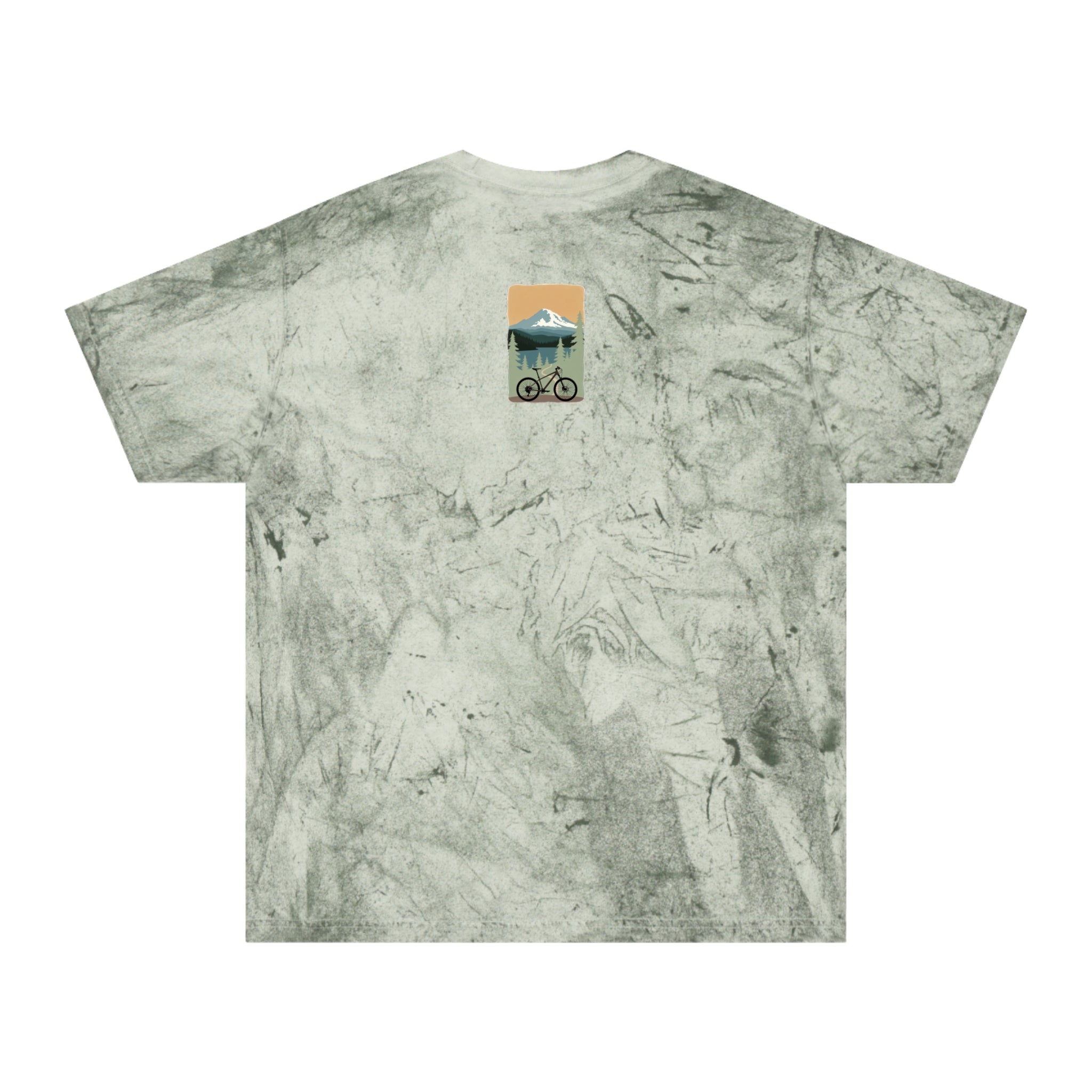 Tie-Dye Retro Mountain T-Shirt — Color Blast Outdoor Vibe