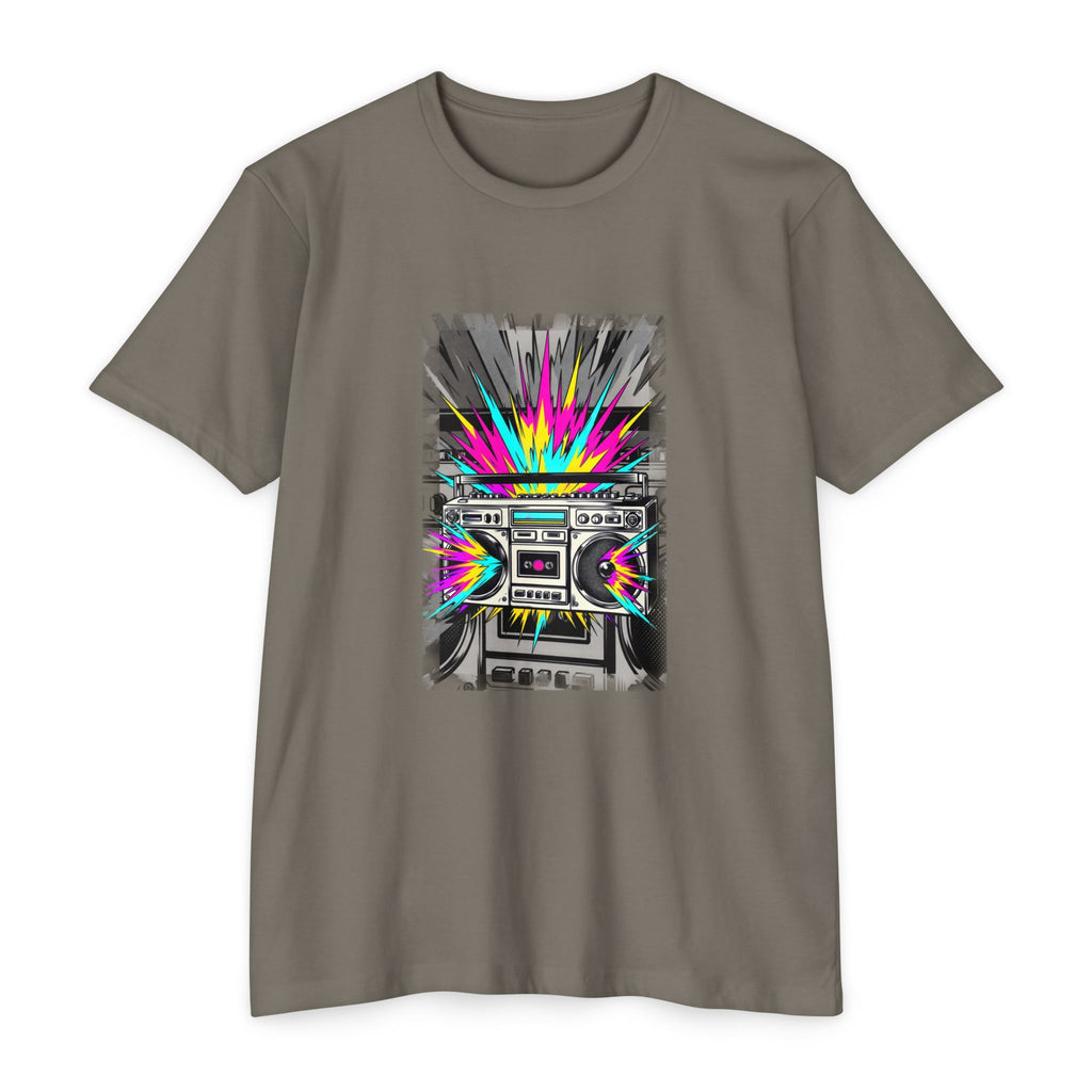 Retro Boombox Explosion T-Shirt