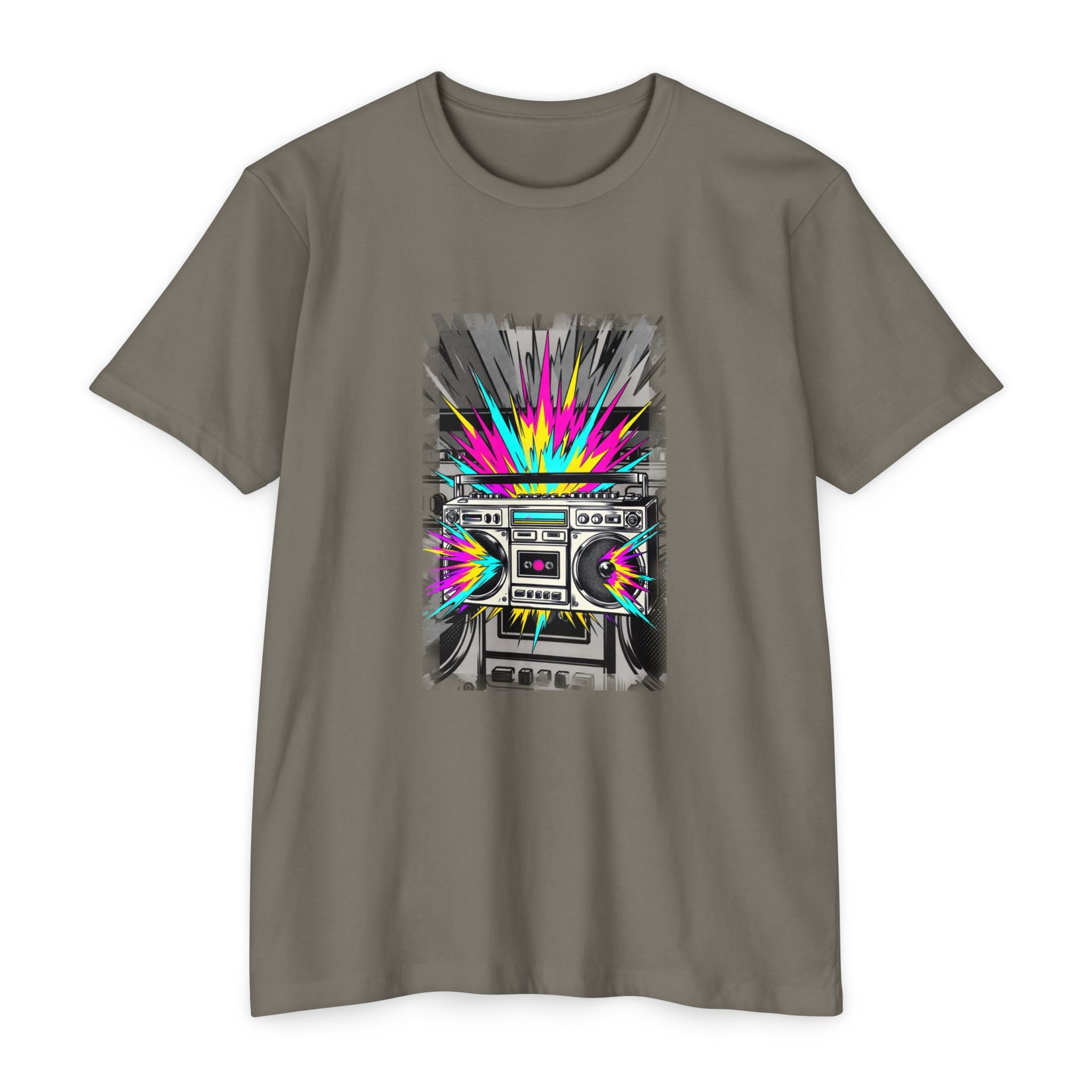 Retro Boombox Explosion T-Shirt