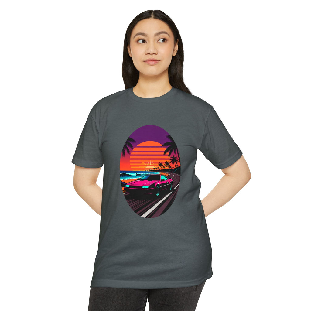 Retro Sunset Racer T-Shirt