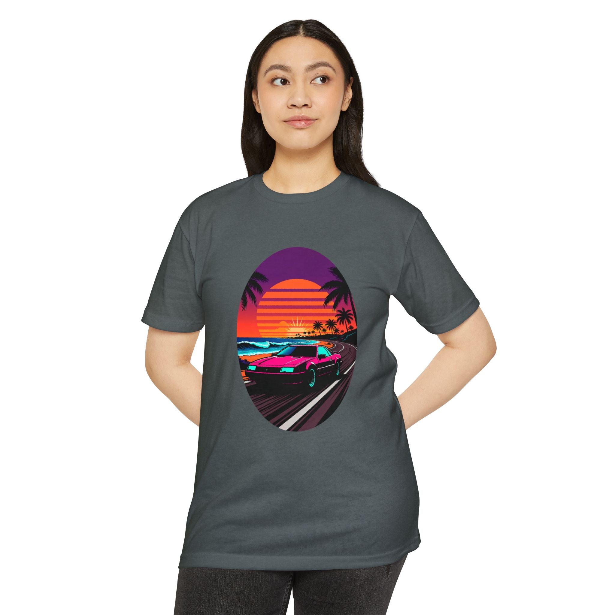 Retro Sunset Racer T-Shirt