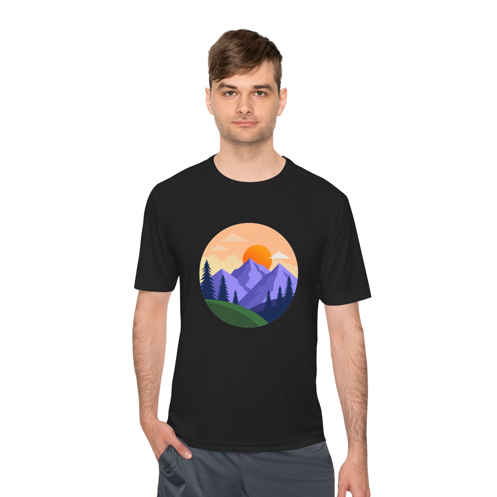Retro PNW Tee — Colorful Pacific Northwest Graphic Shirt