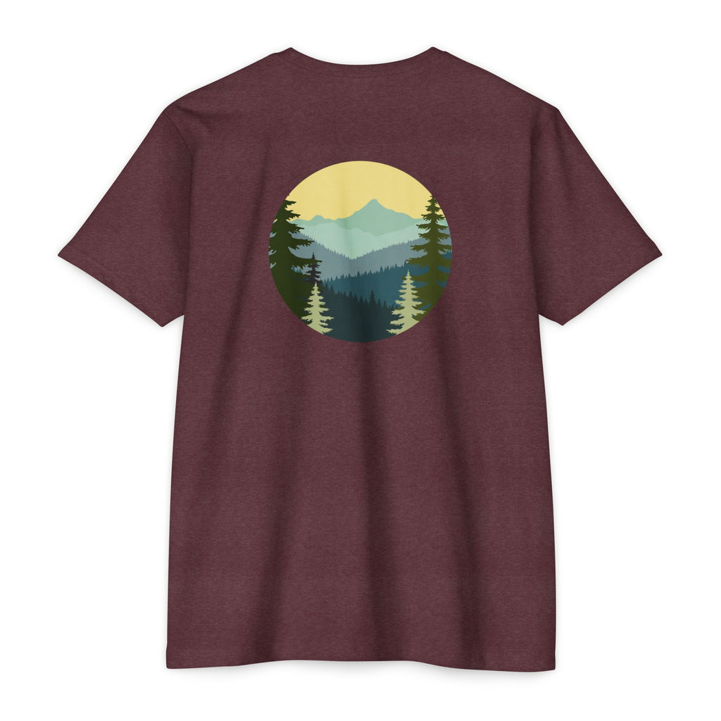 Pacific Northwest Retro Layered Mountains T-Shirt