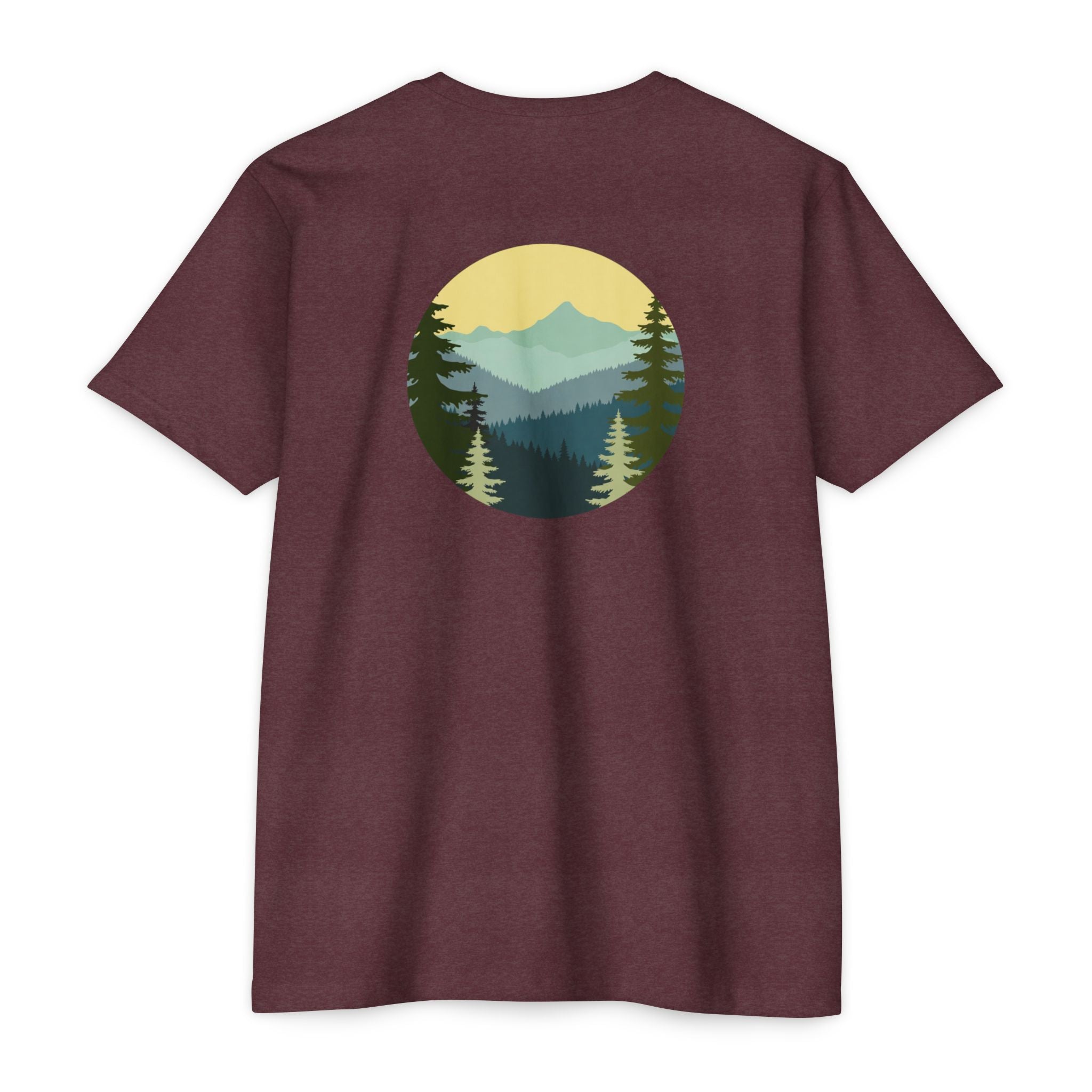 Pacific Northwest Retro Layered Mountains T-Shirt