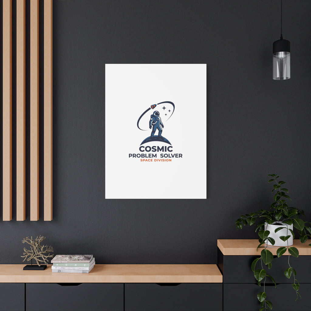 Cosmic Problem Solver Canvas | Space, Astronaut, Mission Patch