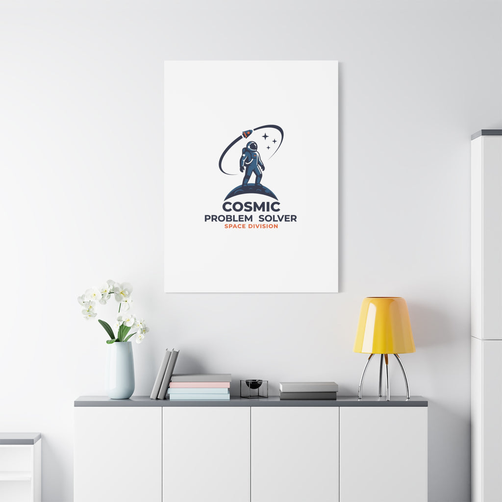 Cosmic Problem Solver Canvas | Space, Astronaut, Mission Patch