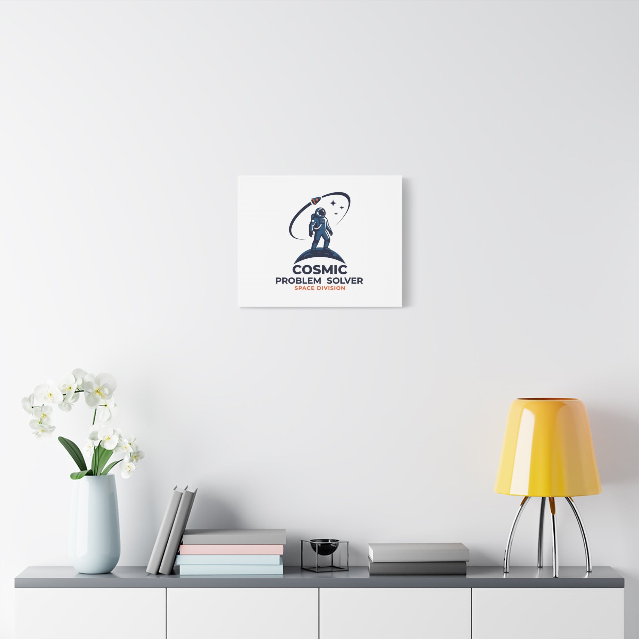 Cosmic Problem Solver Canvas | Space, Astronaut, Mission Patch