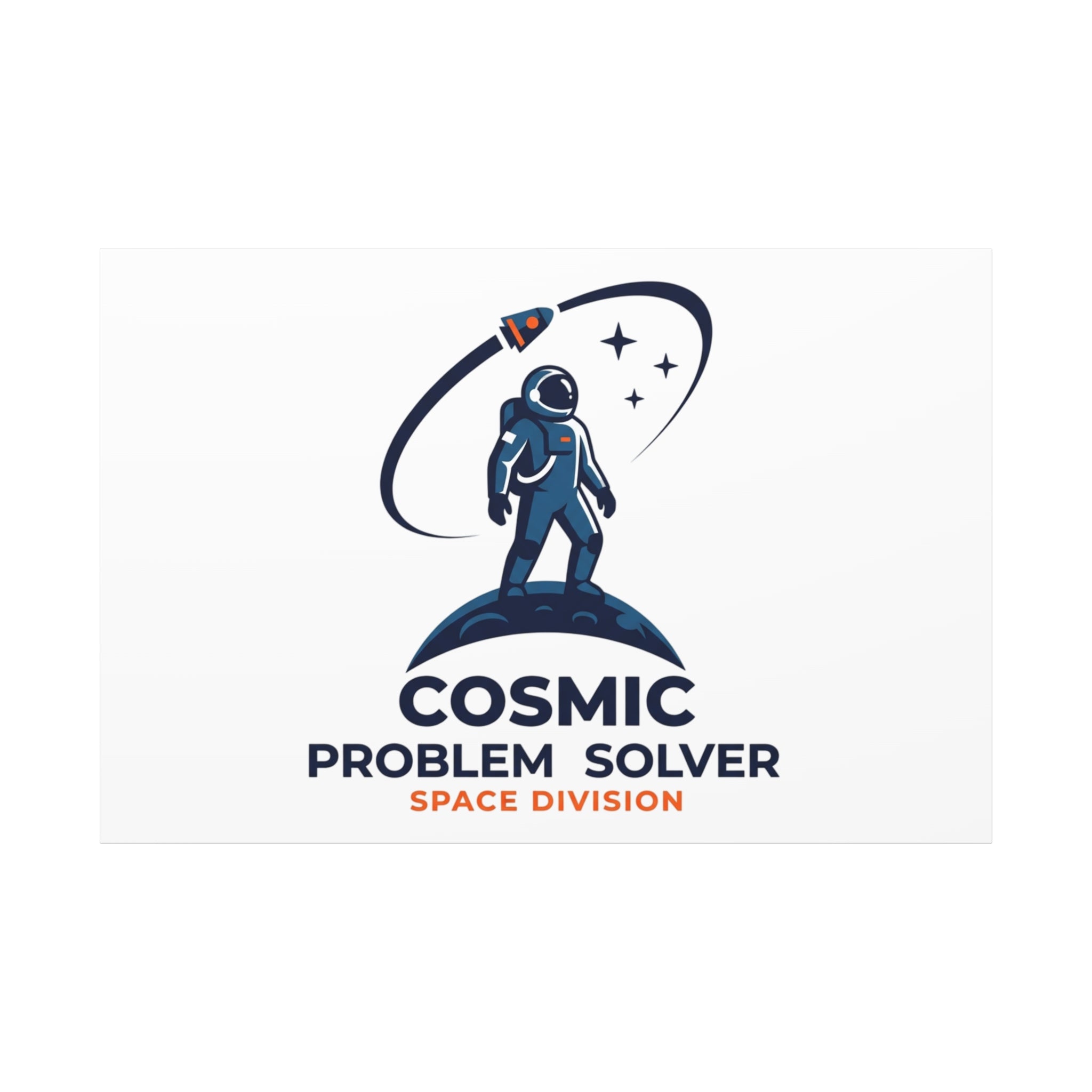 Cosmic Problem Solver Canvas | Space, Astronaut, Mission Patch