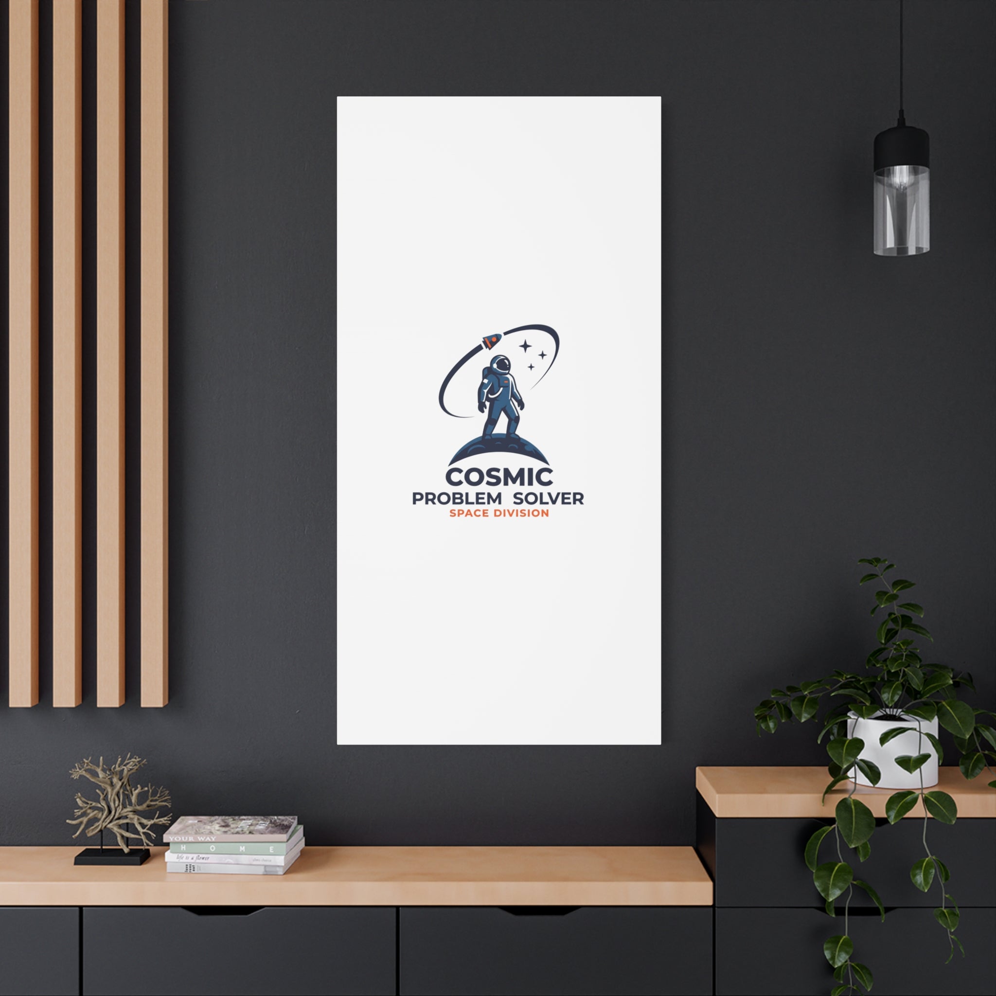 Cosmic Problem Solver Canvas | Space, Astronaut, Mission Patch