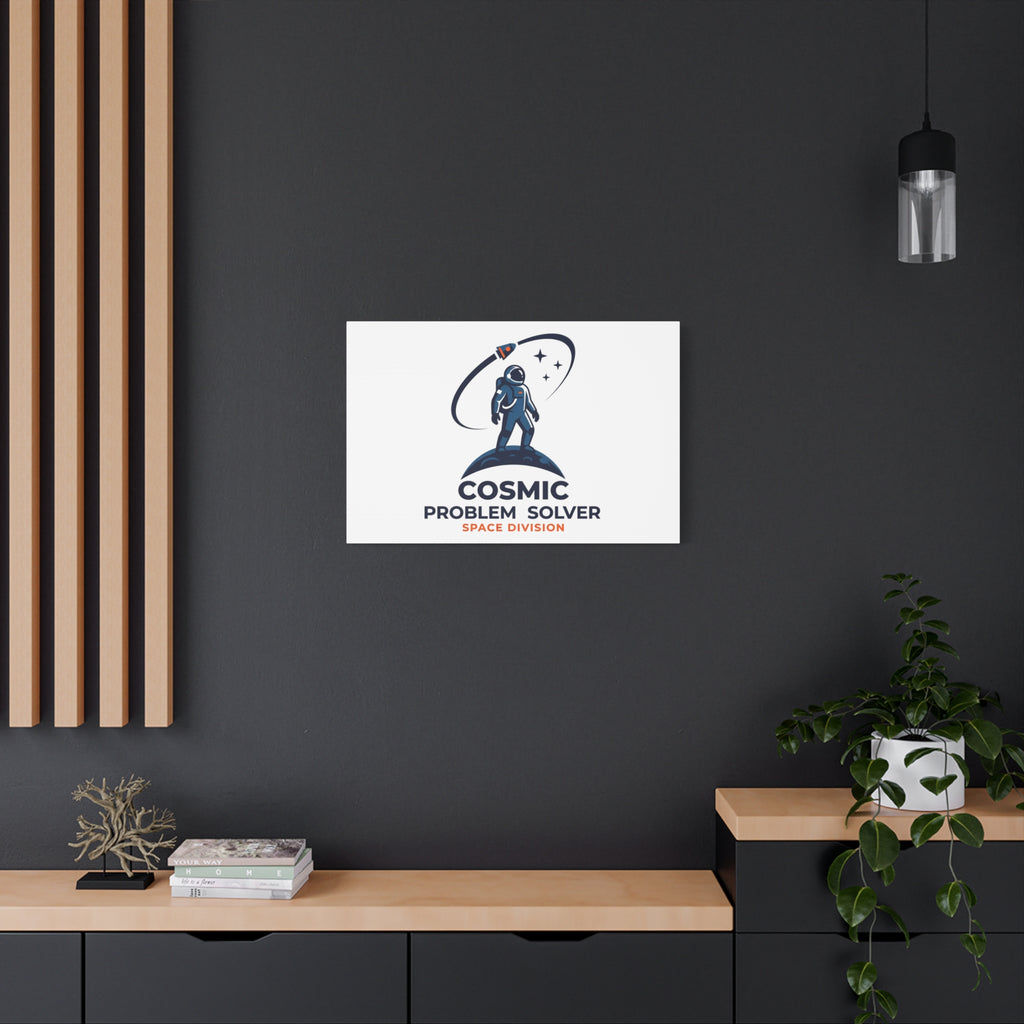 Cosmic Problem Solver Canvas | Space, Astronaut, Mission Patch