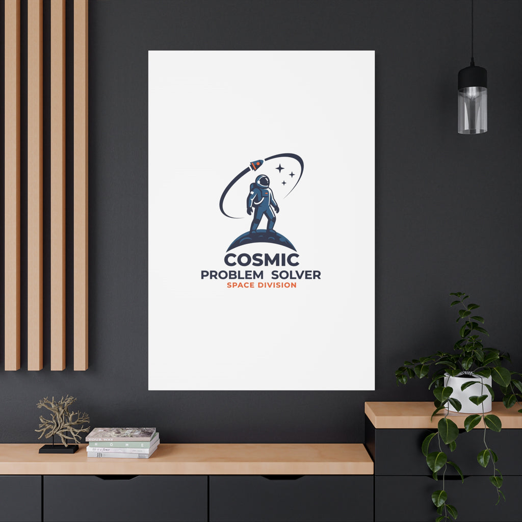 Cosmic Problem Solver Canvas | Space, Astronaut, Mission Patch
