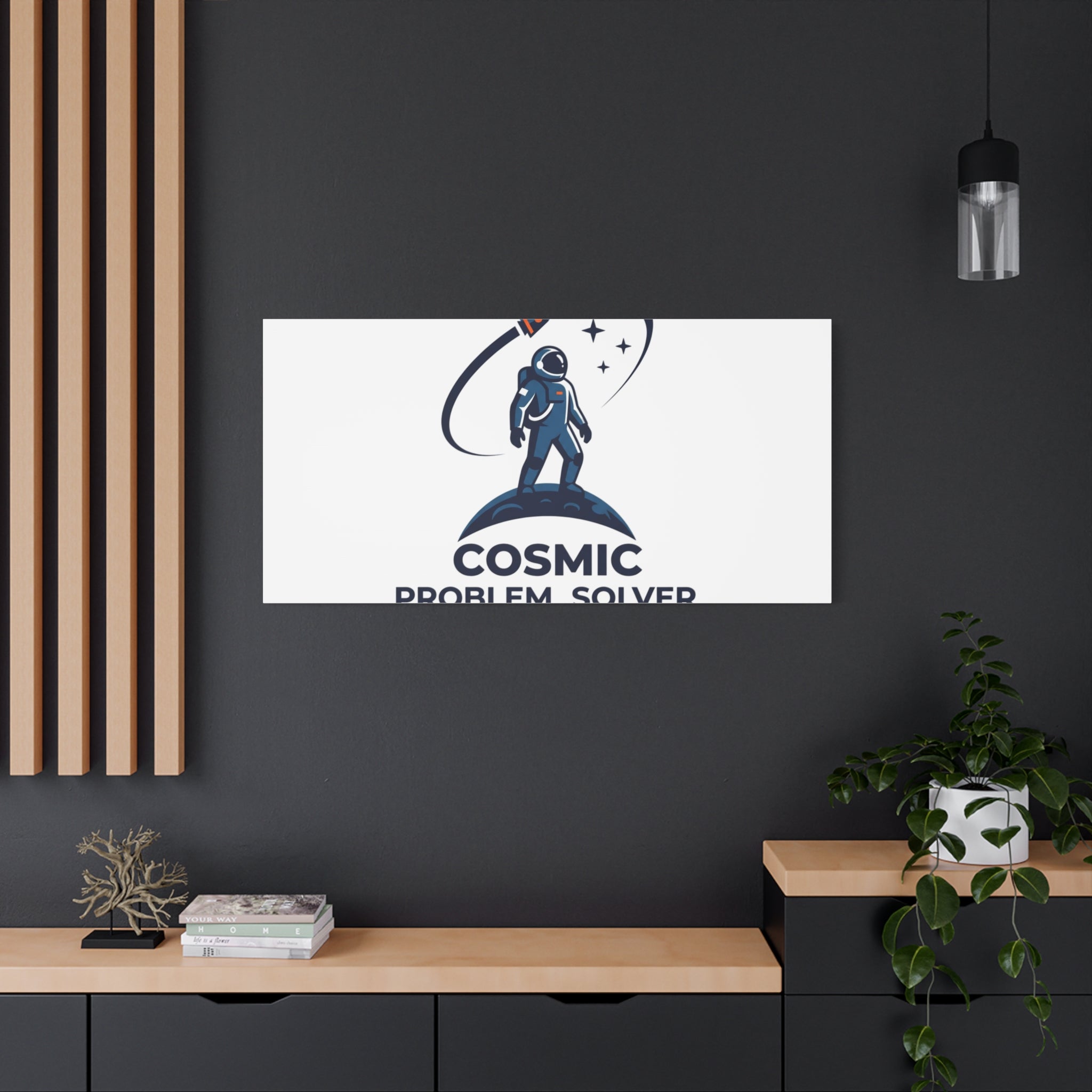 Cosmic Problem Solver Canvas | Space, Astronaut, Mission Patch