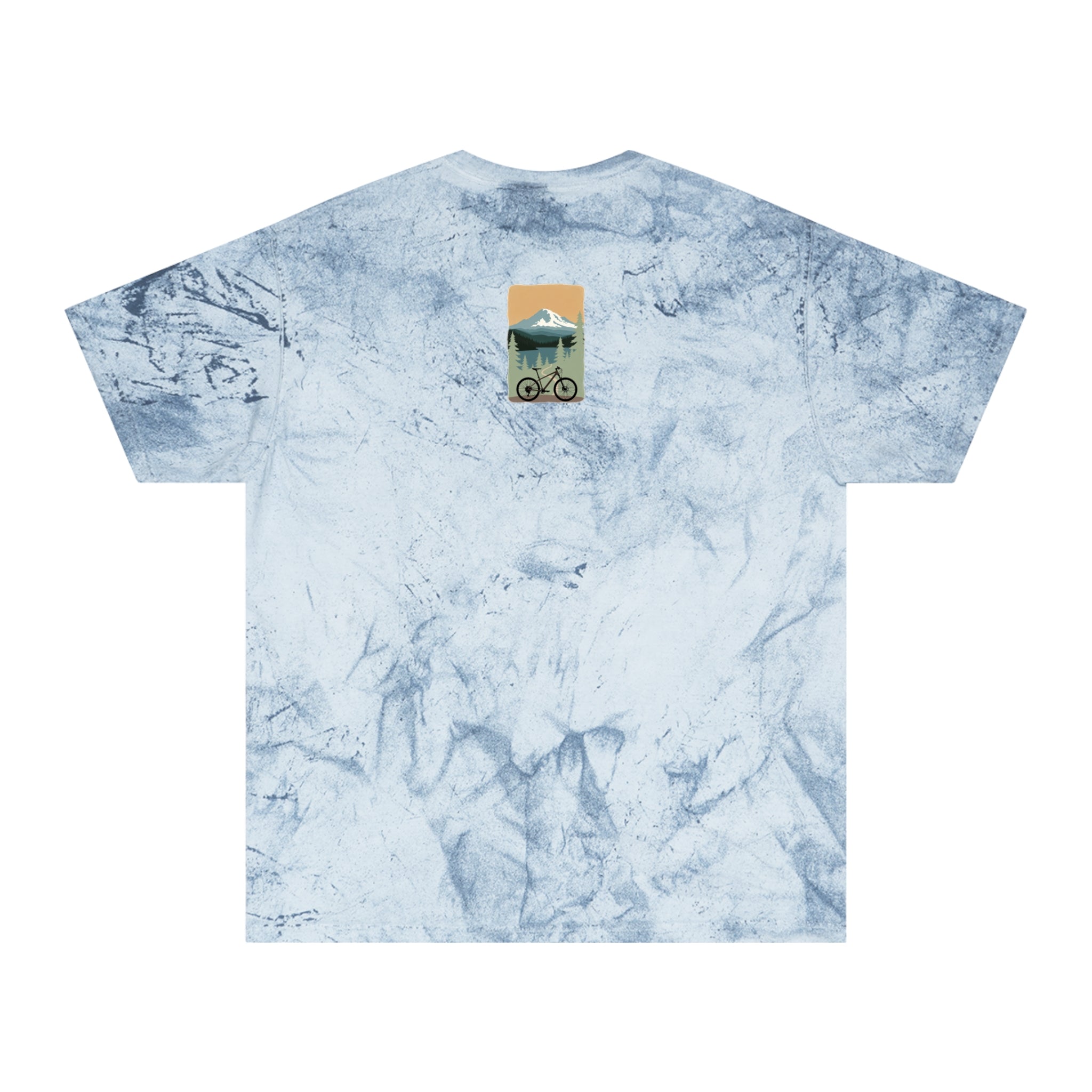 Tie-Dye Retro Mountain T-Shirt — Color Blast Outdoor Vibe