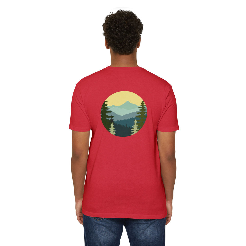 Pacific Northwest Retro Layered Mountains T-Shirt