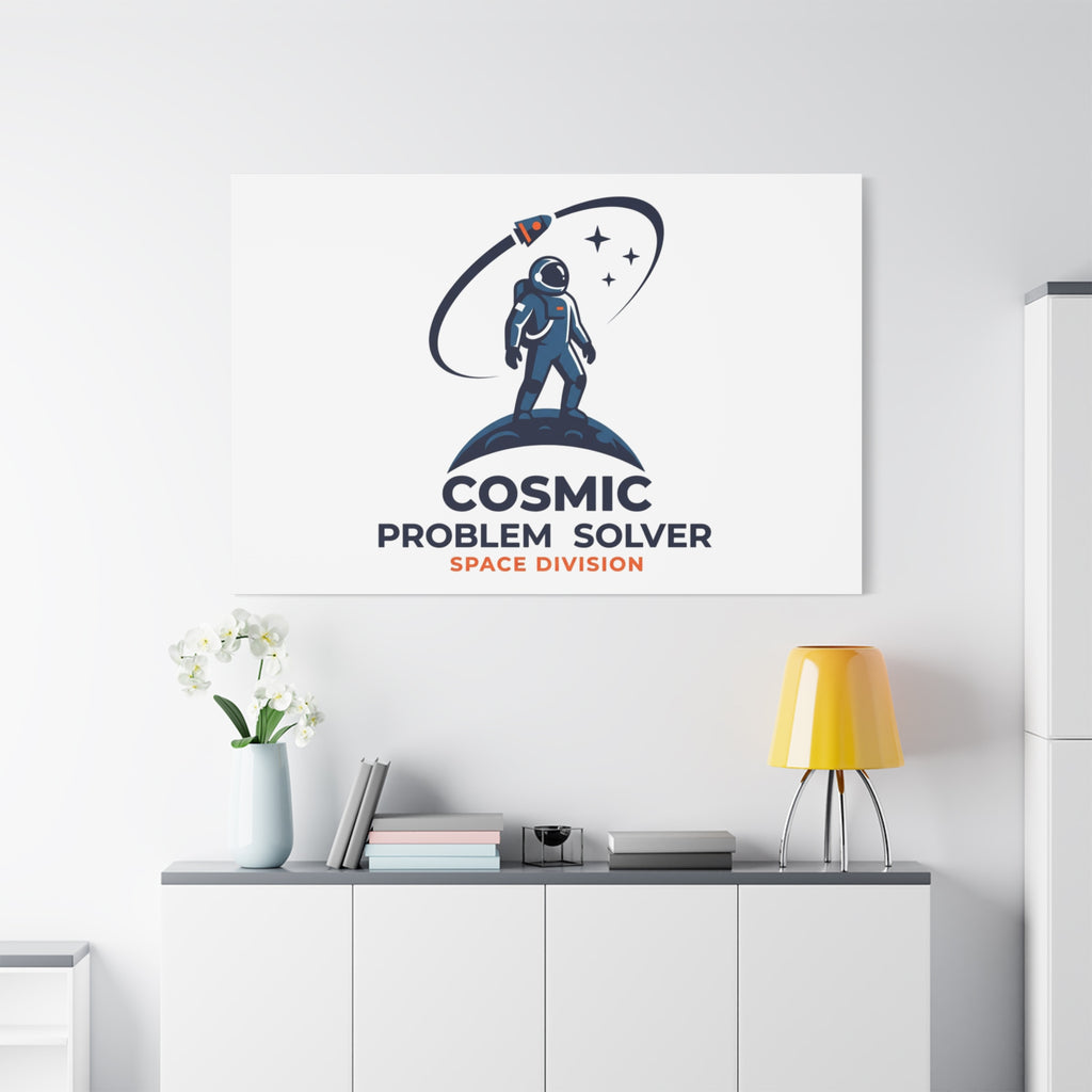 Cosmic Problem Solver Canvas | Space, Astronaut, Mission Patch