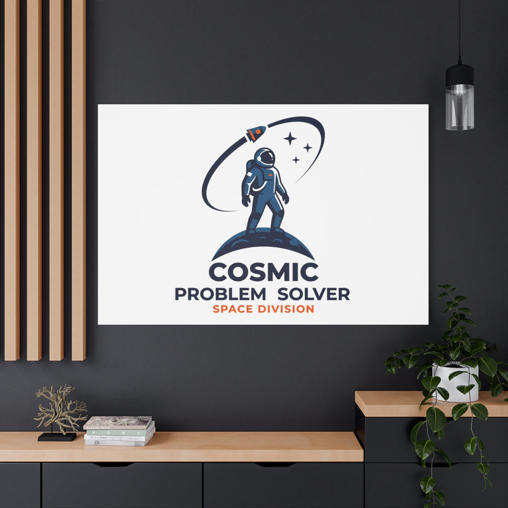 Cosmic Problem Solver Canvas | Space, Astronaut, Mission Patch