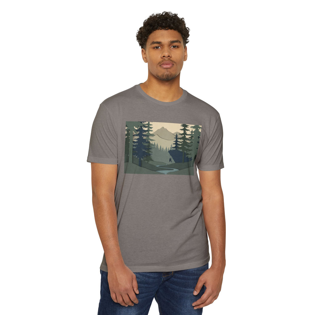 Nature Landscape T-Shirt — Forest Mountain Scenic Tee