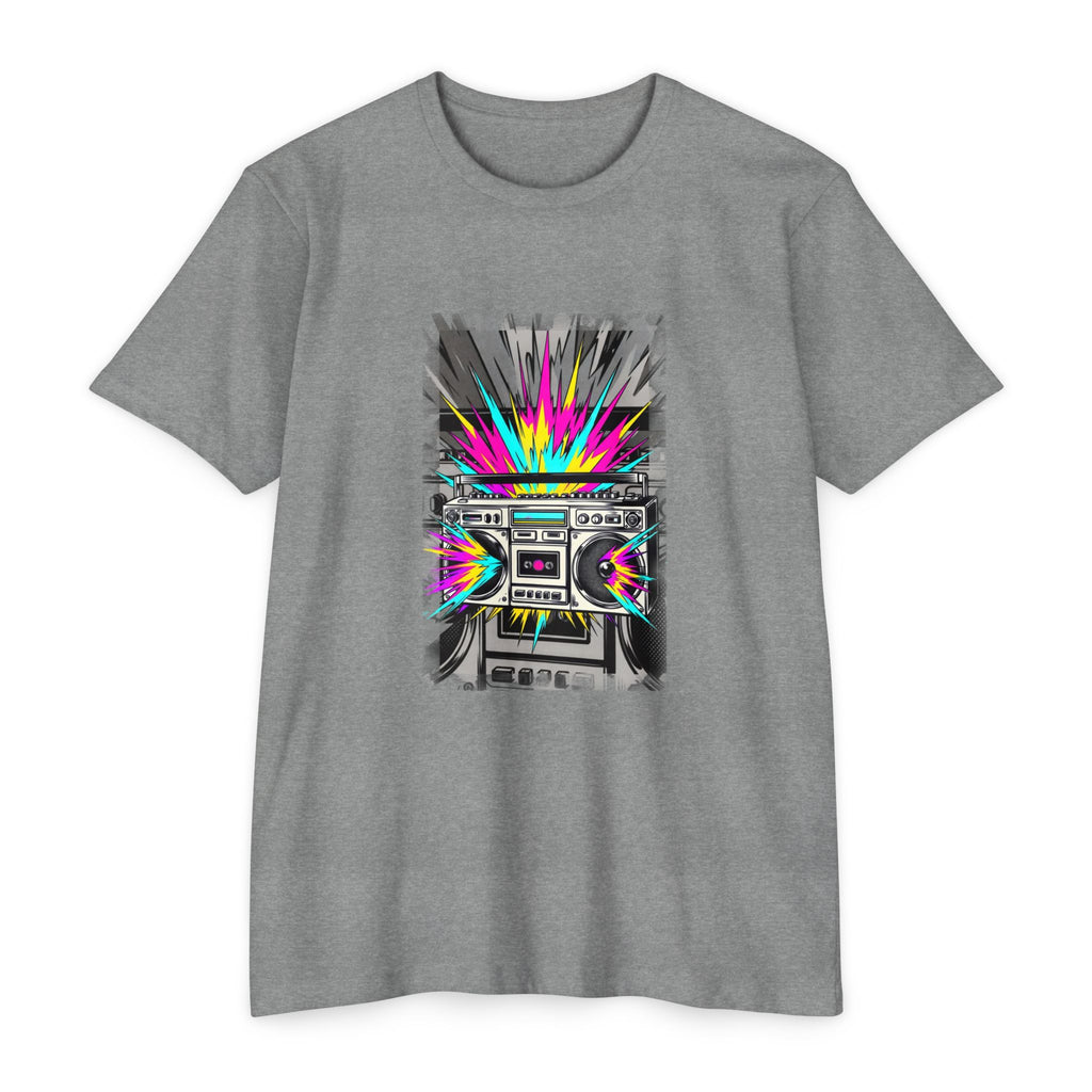 Retro Boombox Explosion T-Shirt