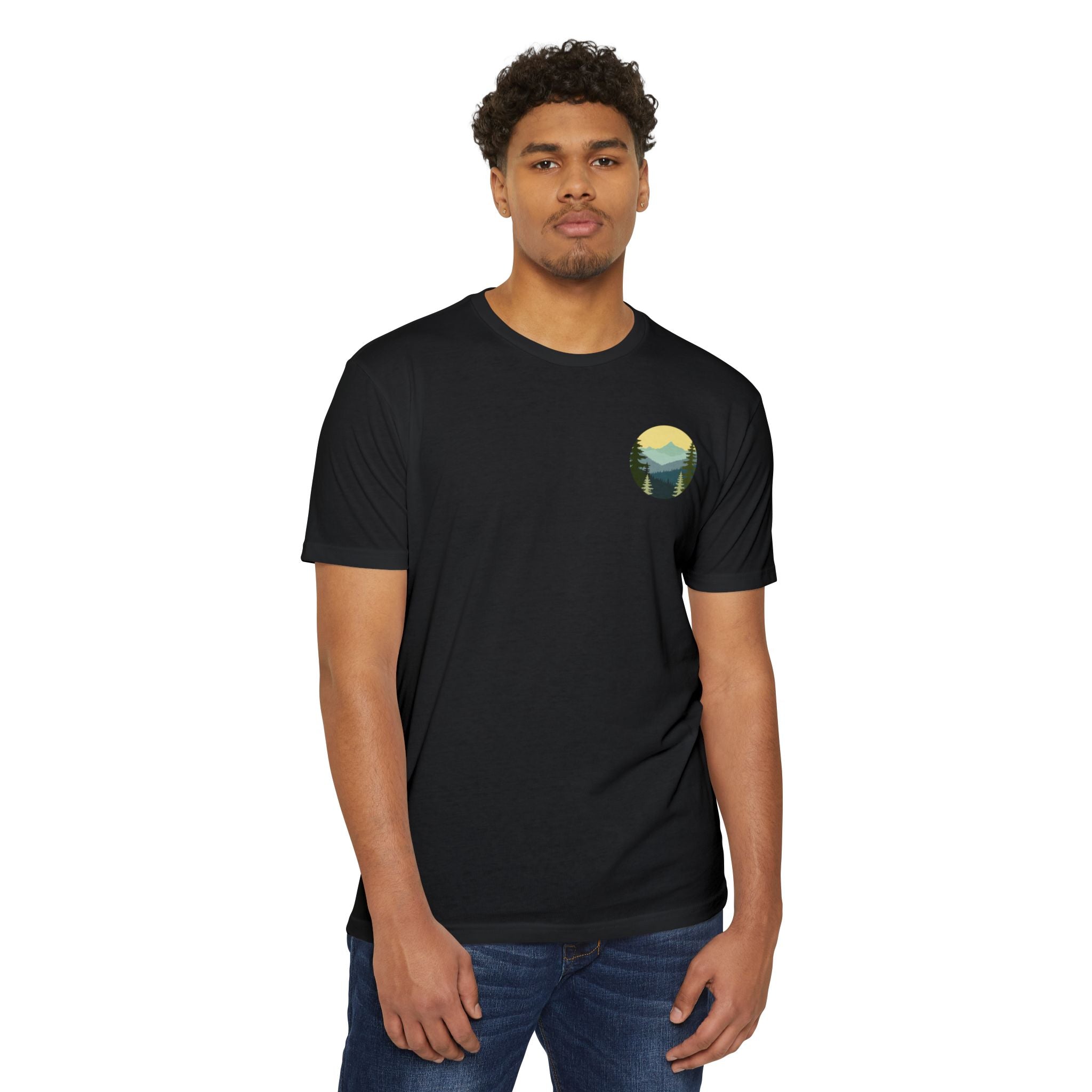 Pacific Northwest Retro Layered Mountains T-Shirt