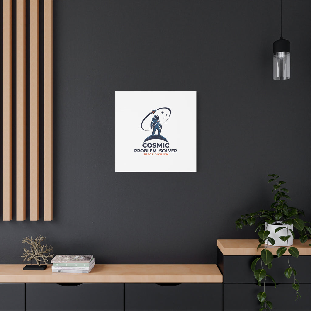 Cosmic Problem Solver Canvas | Space, Astronaut, Mission Patch
