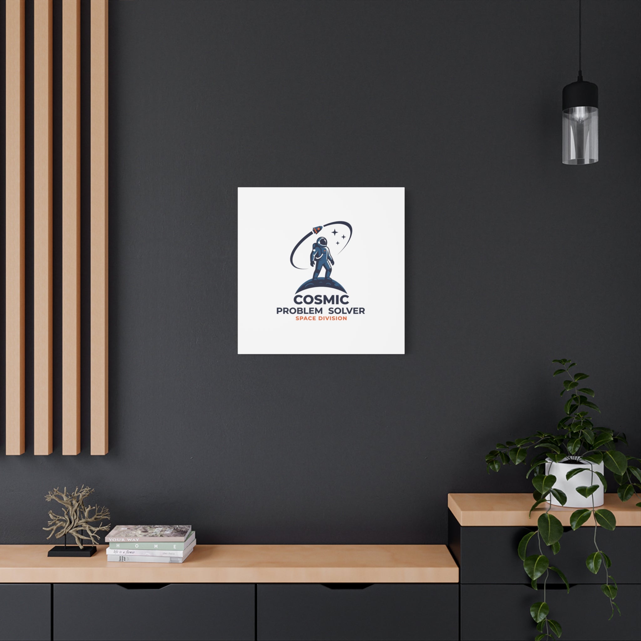 Cosmic Problem Solver Canvas | Space, Astronaut, Mission Patch