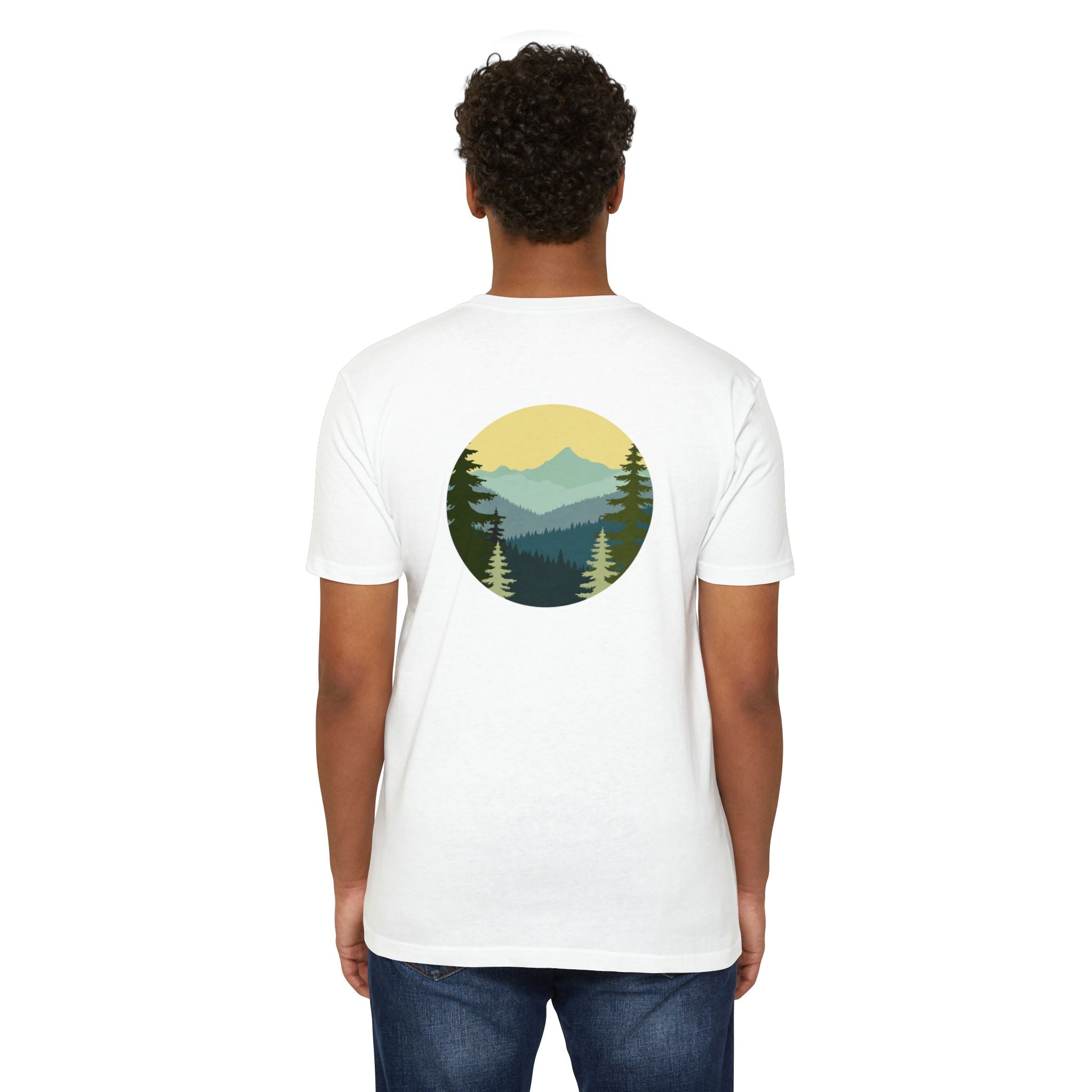 Pacific Northwest Retro Layered Mountains T-Shirt
