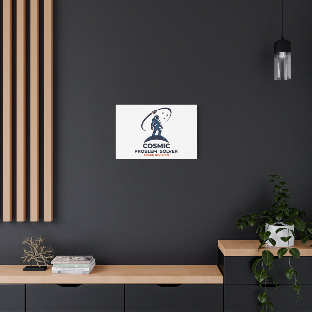 Cosmic Problem Solver Canvas | Space, Astronaut, Mission Patch