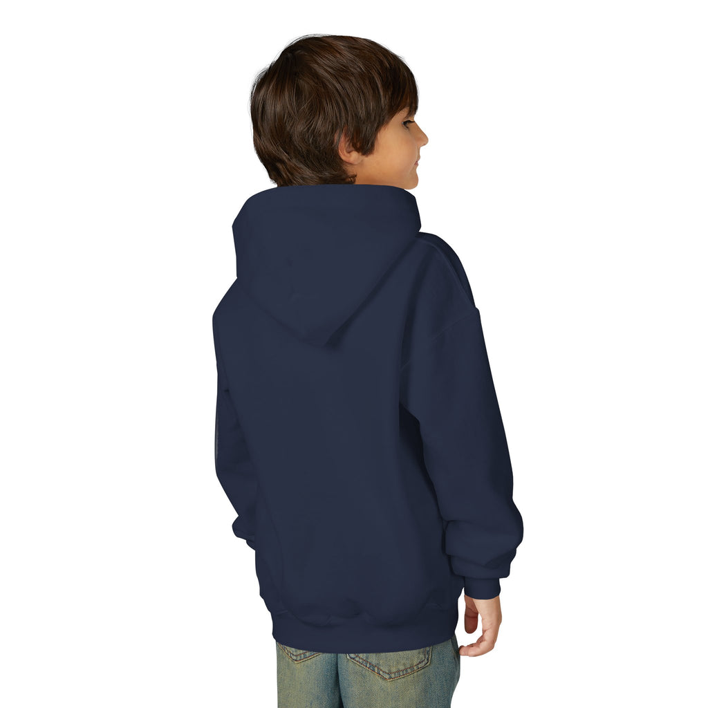 Youth Alien Hoodie – Cute Waving Green Alien Kids Sweatshirt