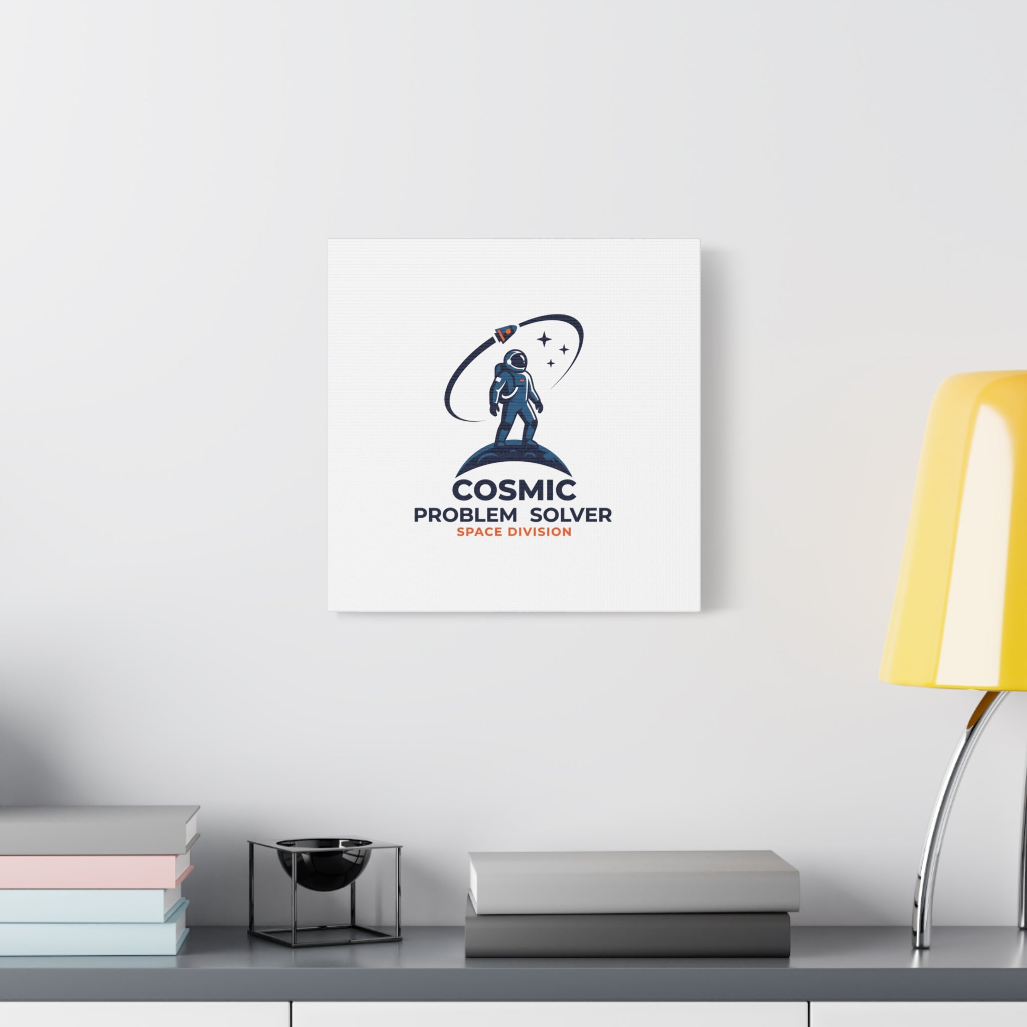 Cosmic Problem Solver Canvas | Space, Astronaut, Mission Patch