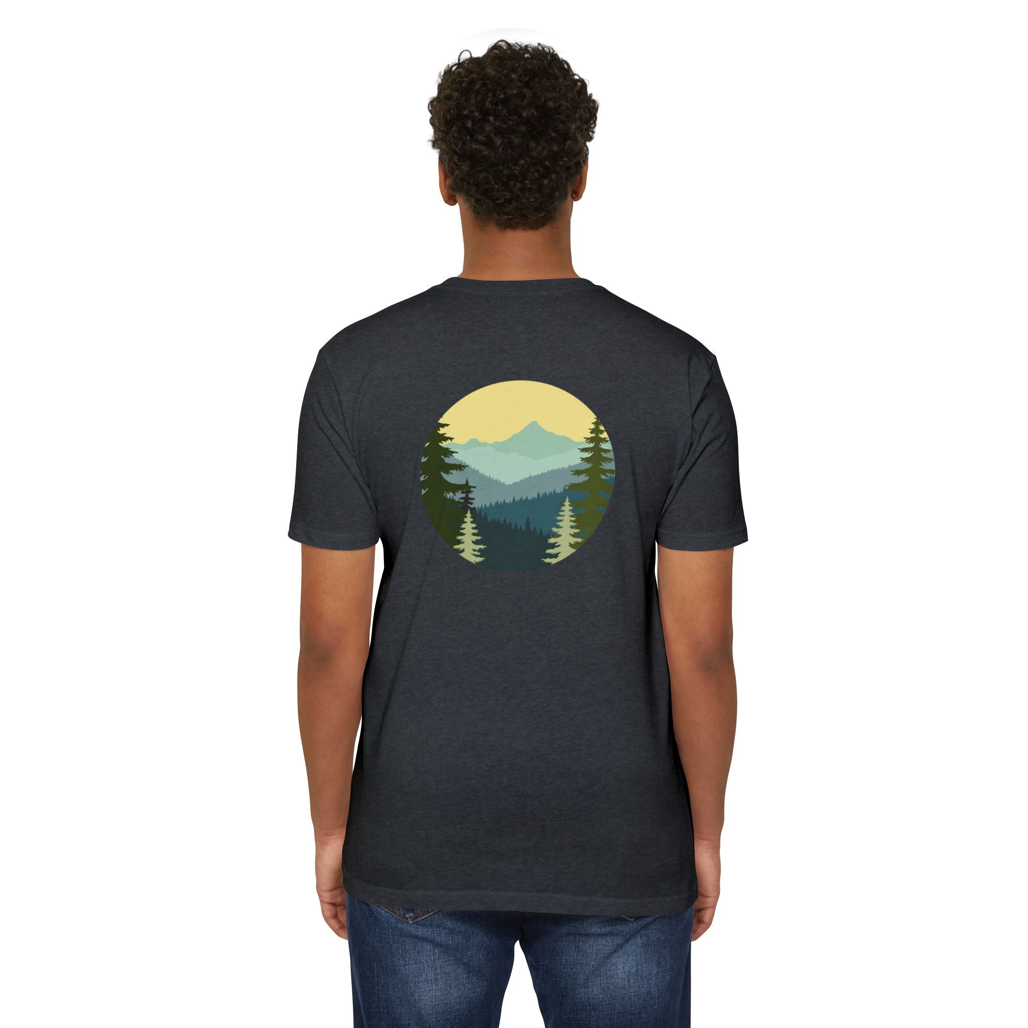 Pacific Northwest Retro Layered Mountains T-Shirt