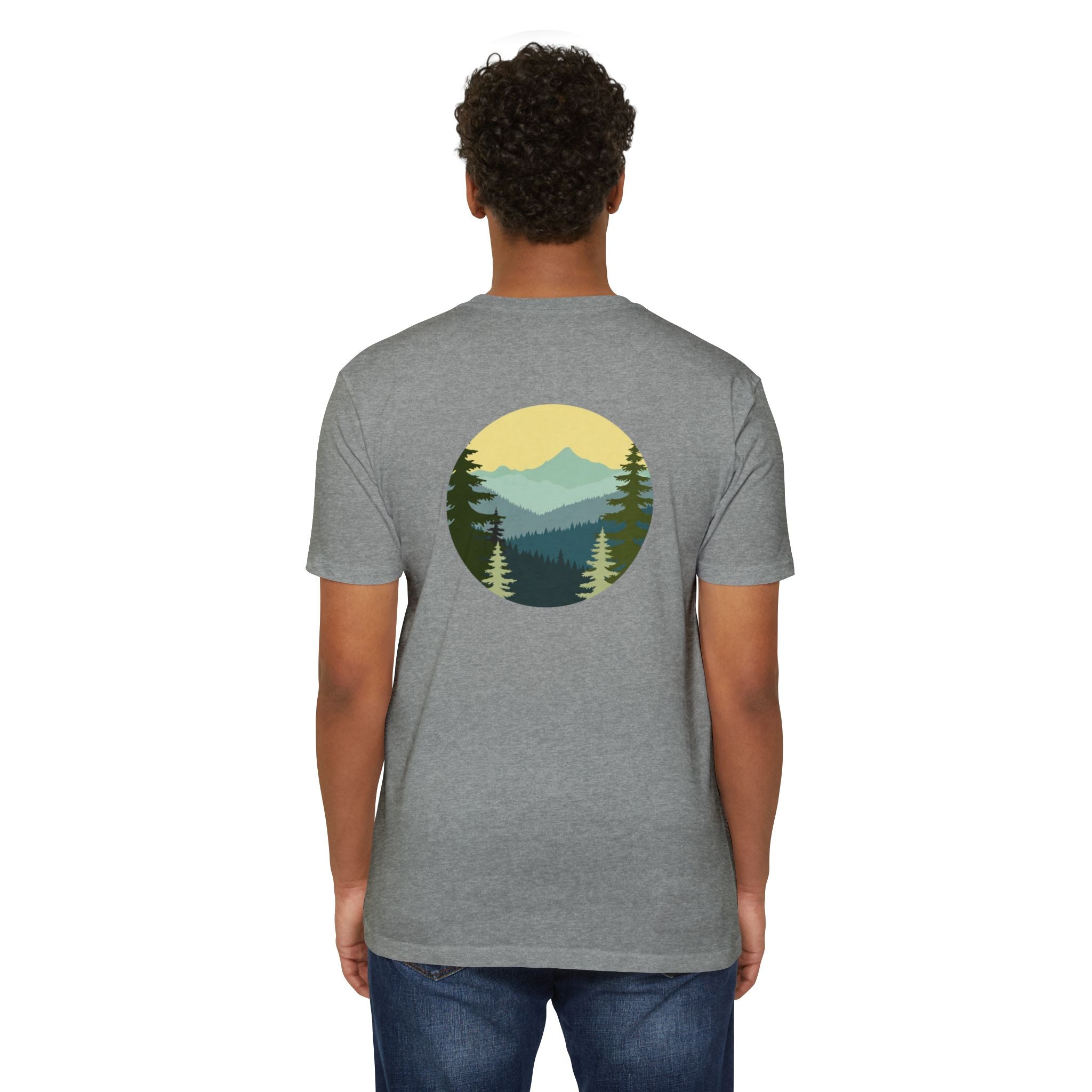 Pacific Northwest Retro Layered Mountains T-Shirt