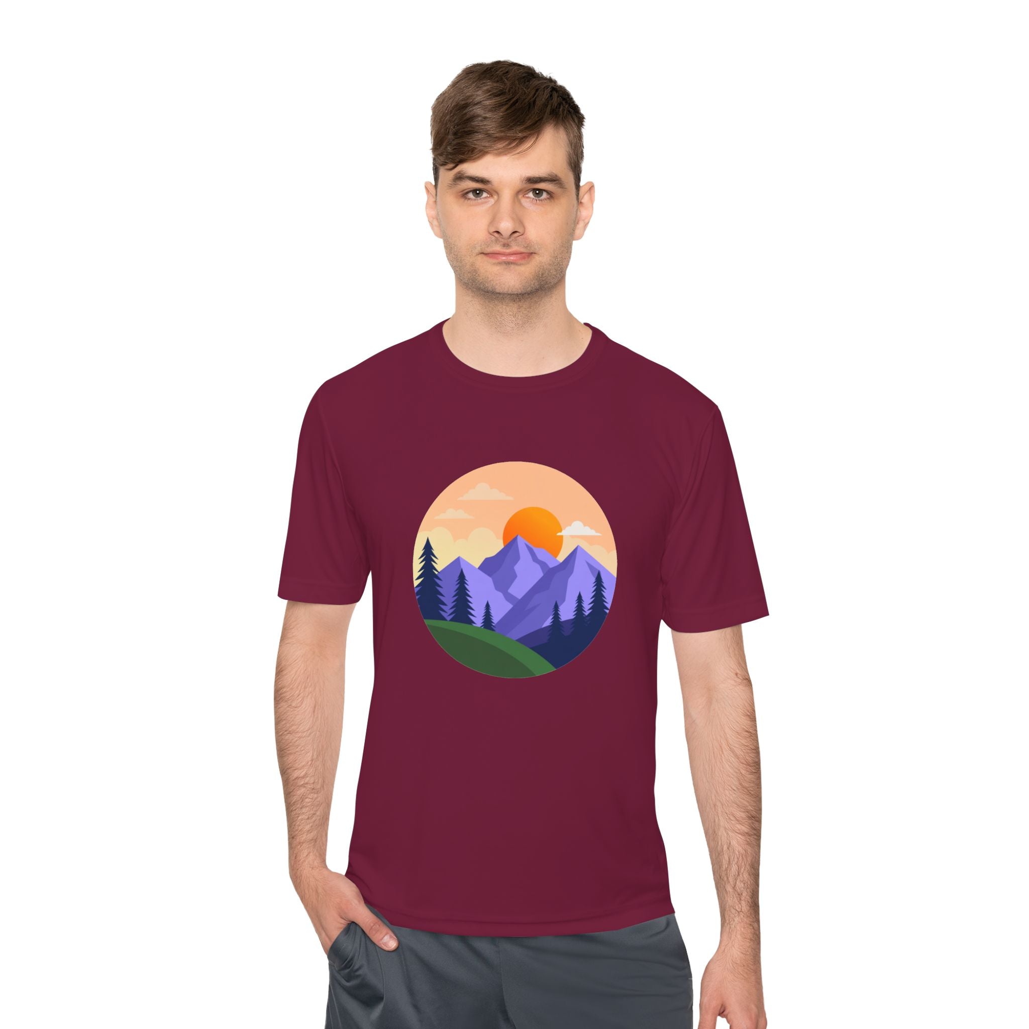 Retro PNW Tee — Colorful Pacific Northwest Graphic Shirt
