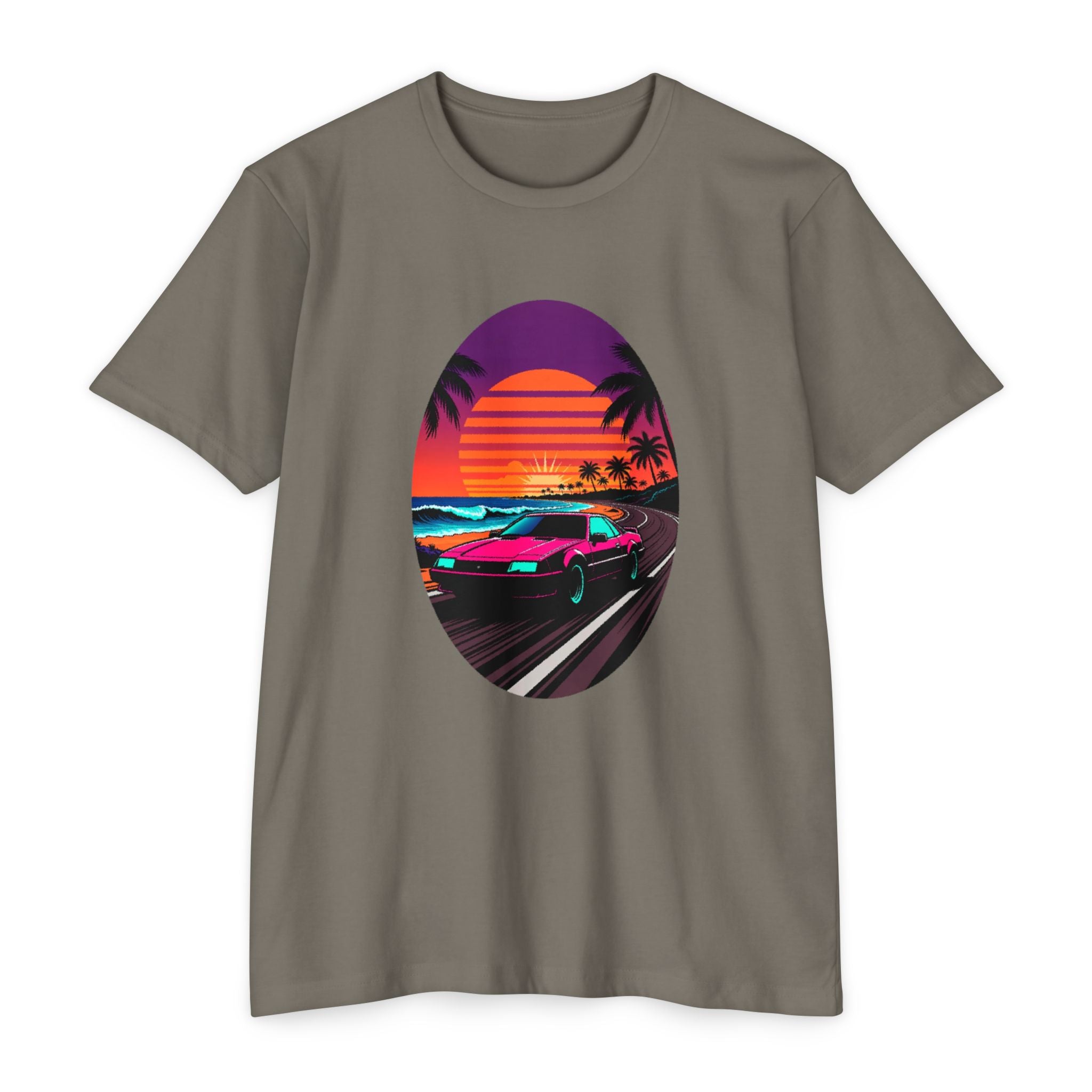 Retro Sunset Racer T-Shirt
