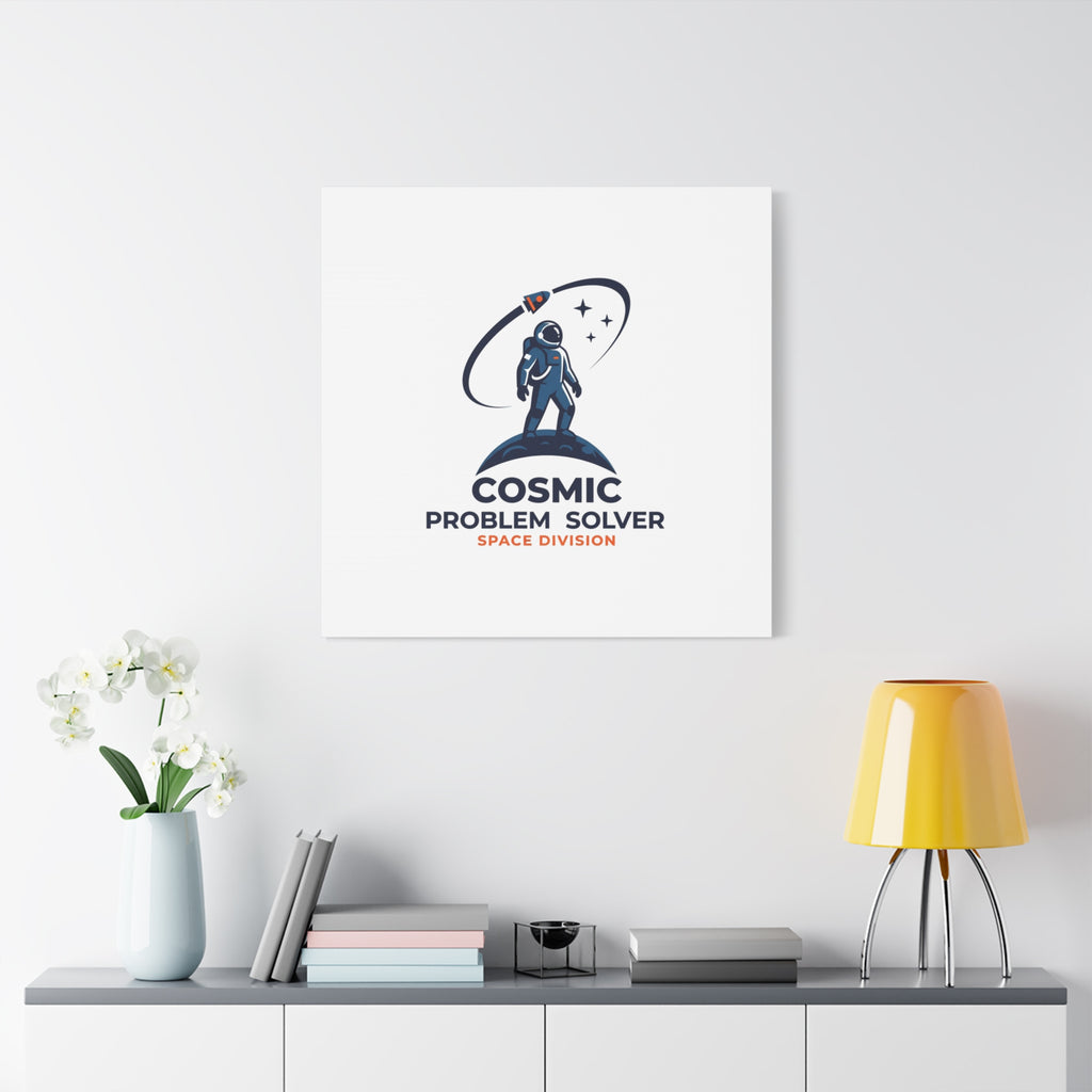 Cosmic Problem Solver Canvas | Space, Astronaut, Mission Patch