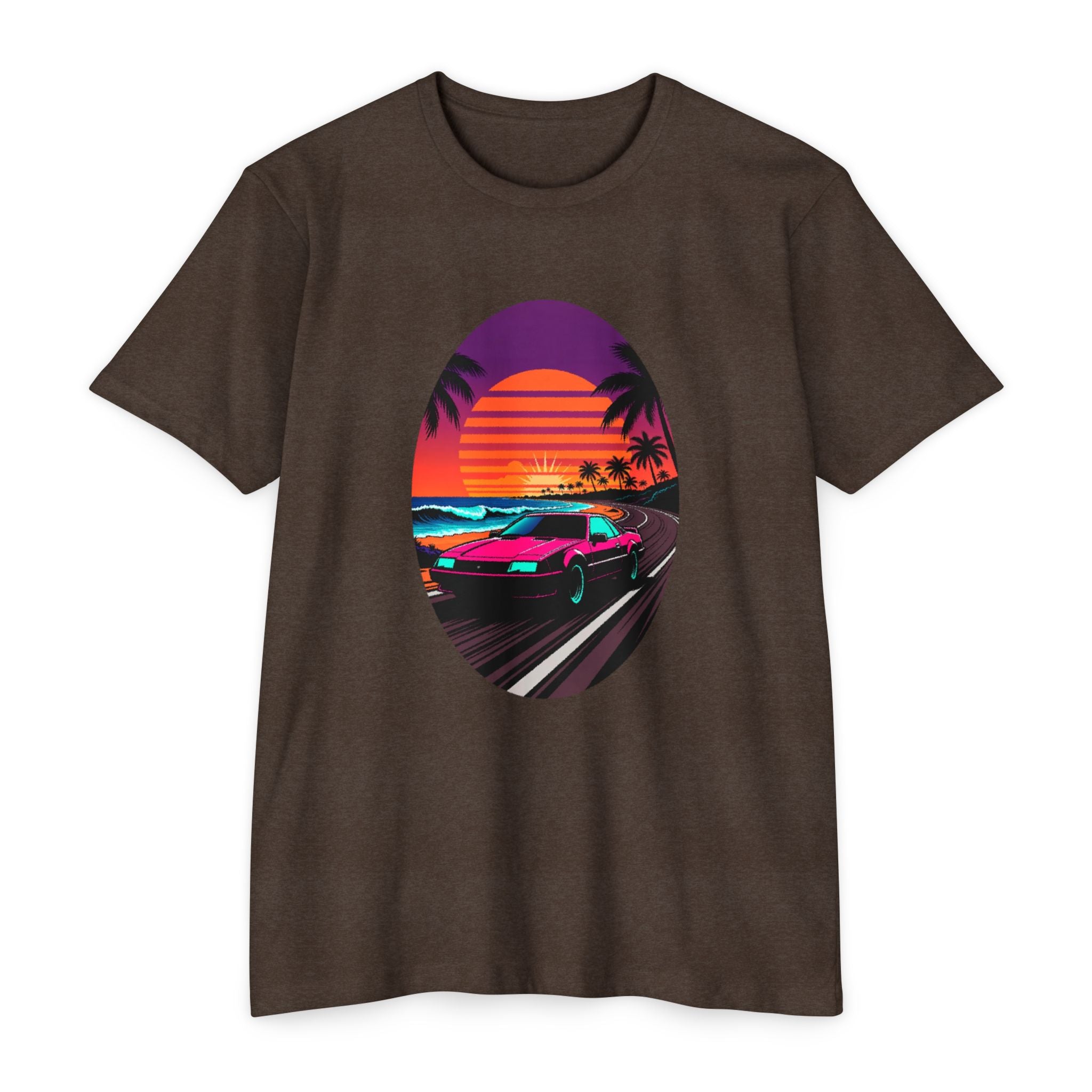Retro Sunset Racer T-Shirt