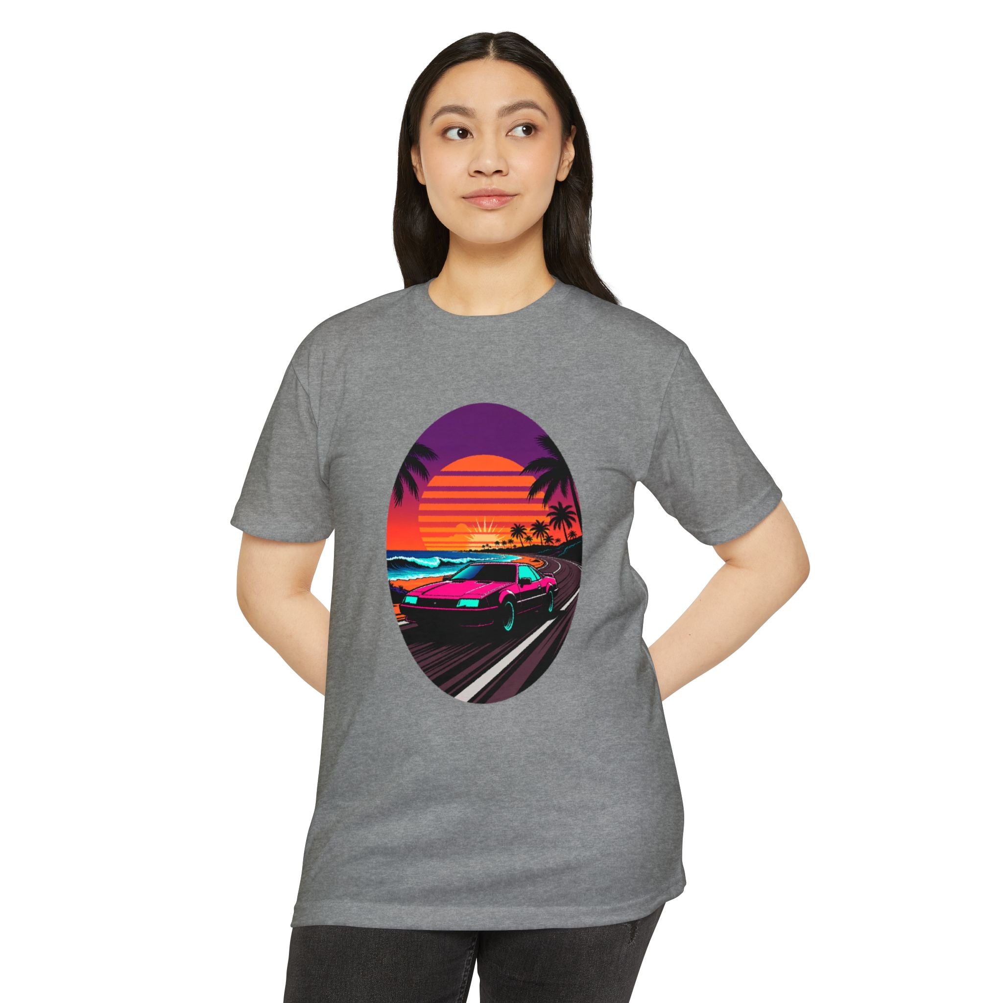 Retro Sunset Racer T-Shirt