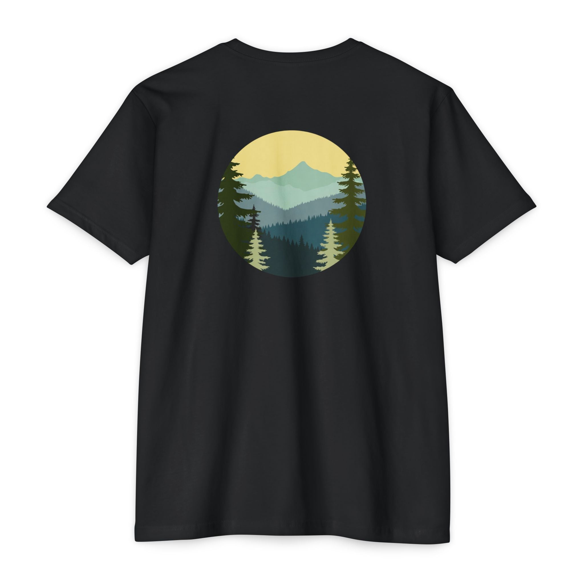 Pacific Northwest Retro Layered Mountains T-Shirt