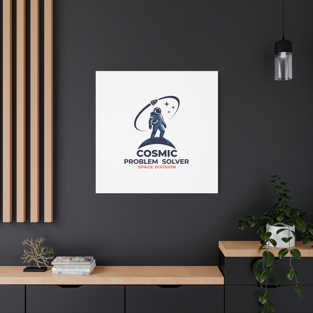 Cosmic Problem Solver Canvas | Space, Astronaut, Mission Patch