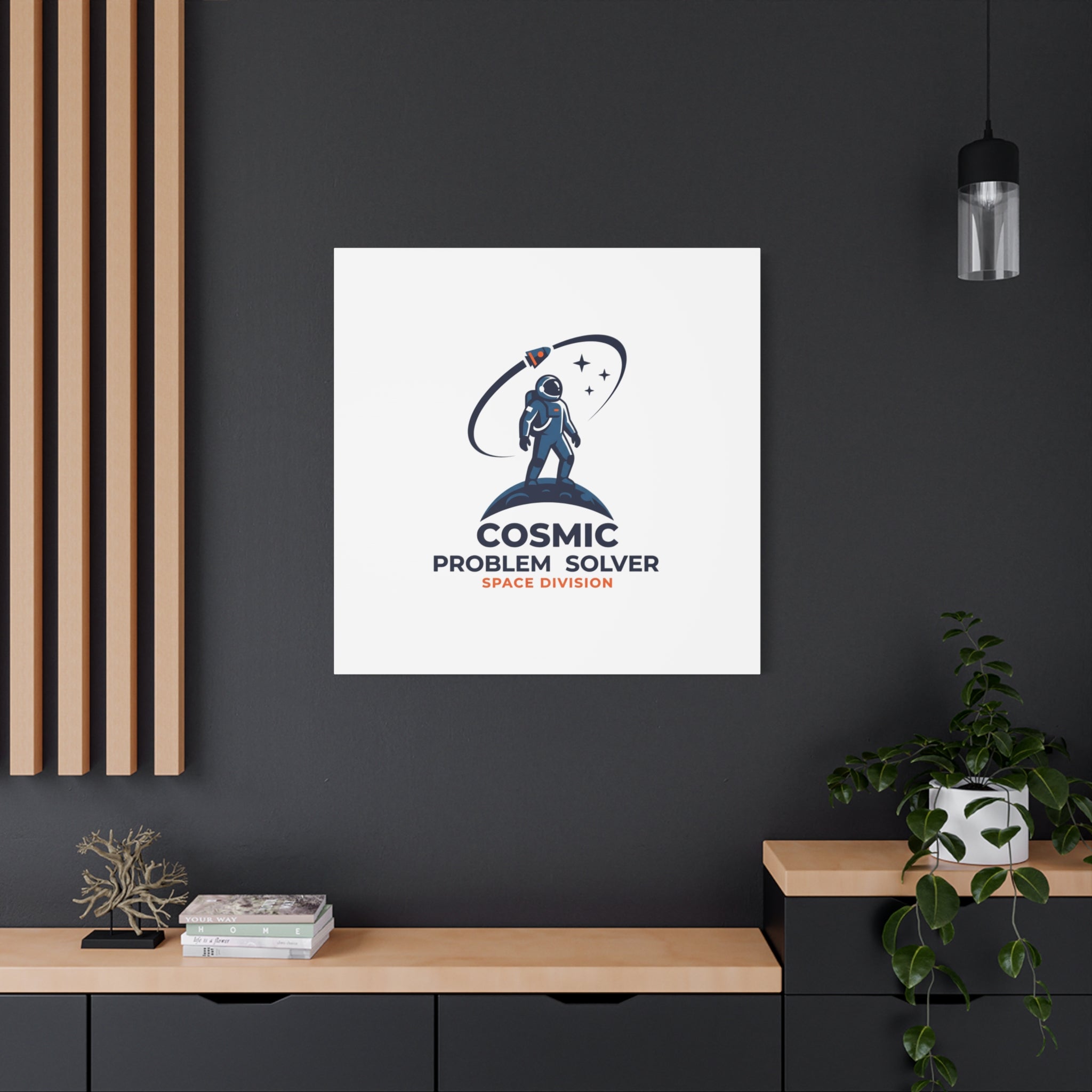 Cosmic Problem Solver Canvas | Space, Astronaut, Mission Patch